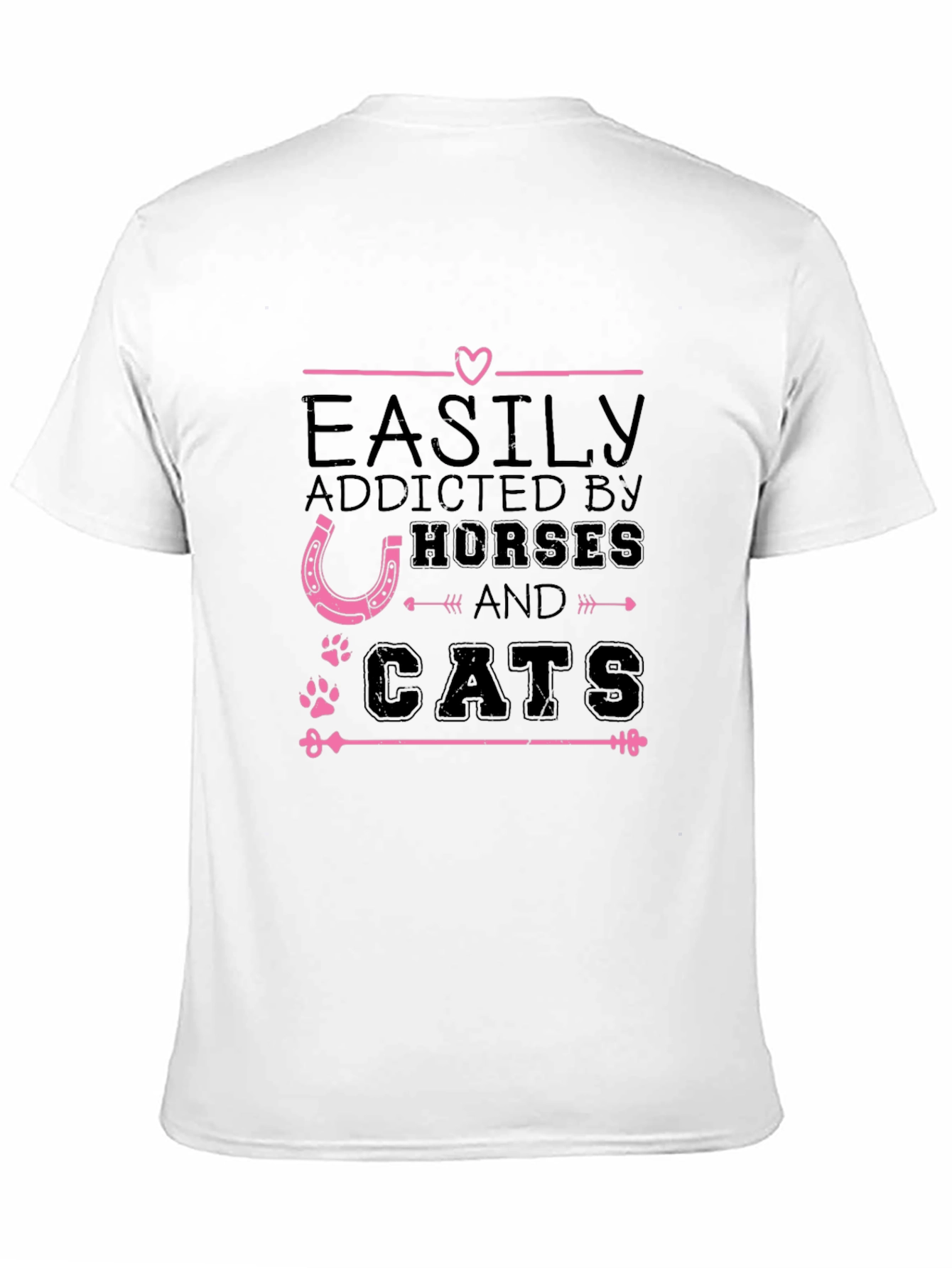 Easily Addicted Horses and Cats Tee