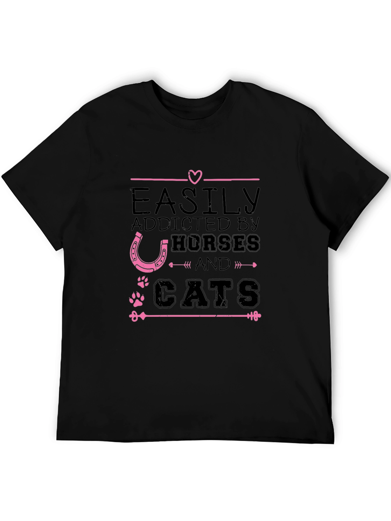Easily Addicted Horses and Cats Tee