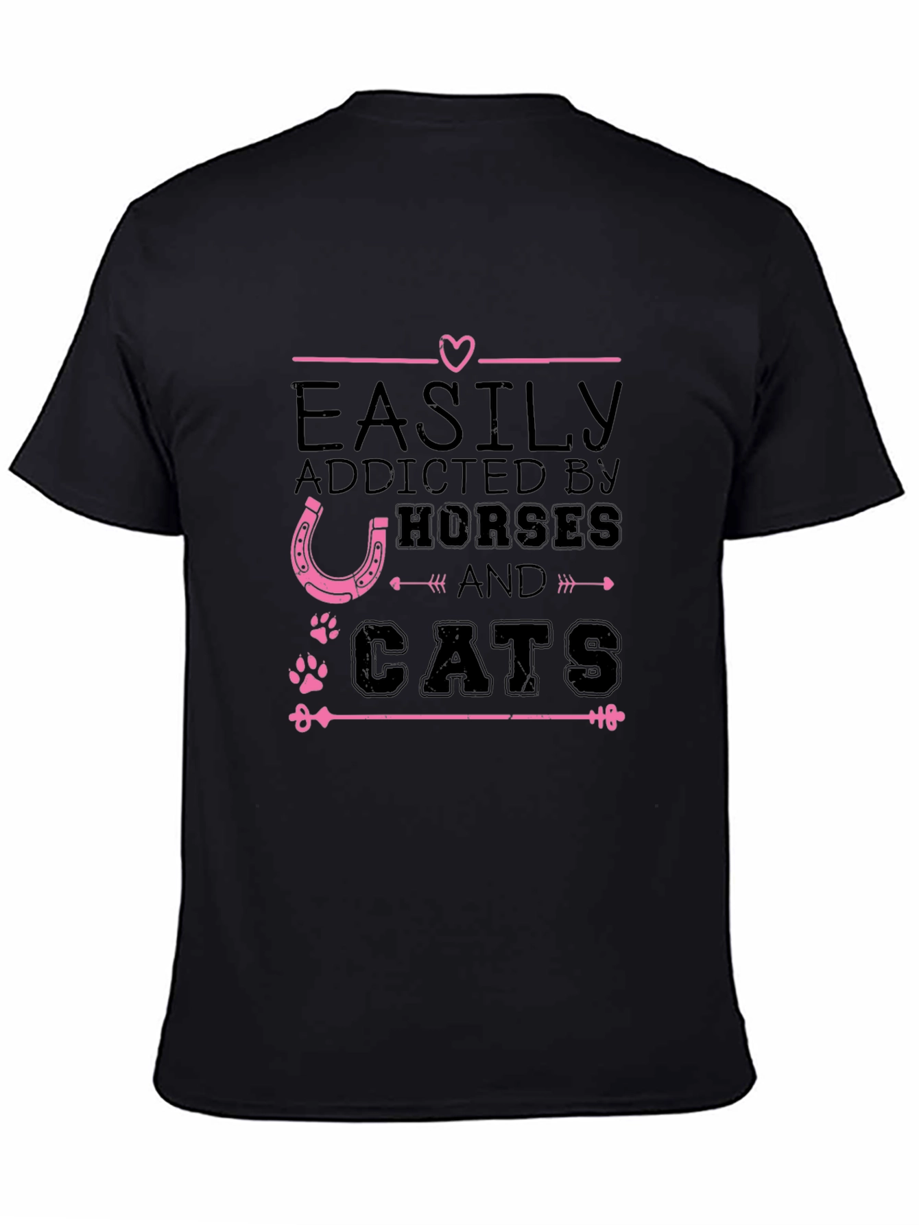 Easily Addicted Horses and Cats Tee