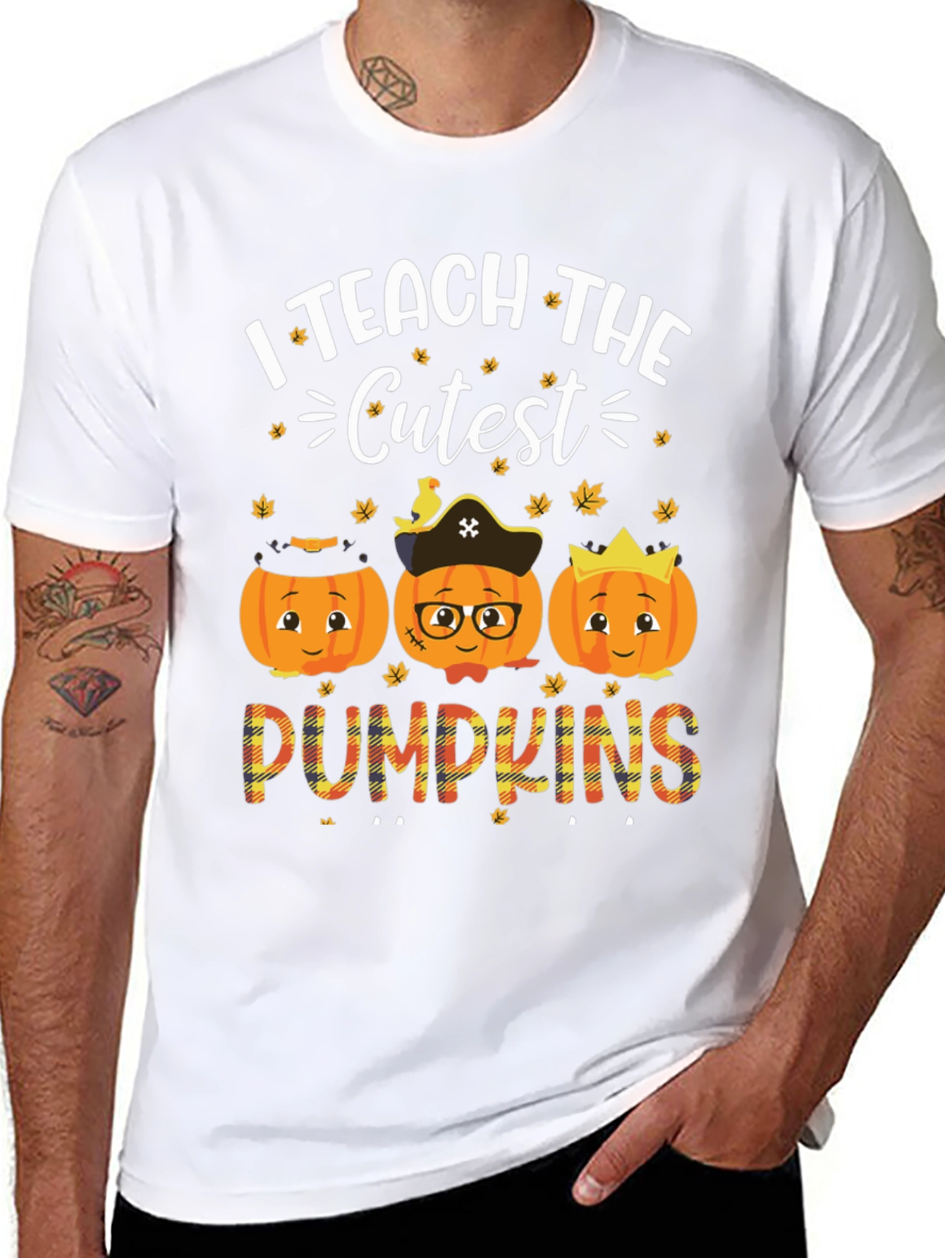 Teacher Halloween Pumpkin T-Shirt
