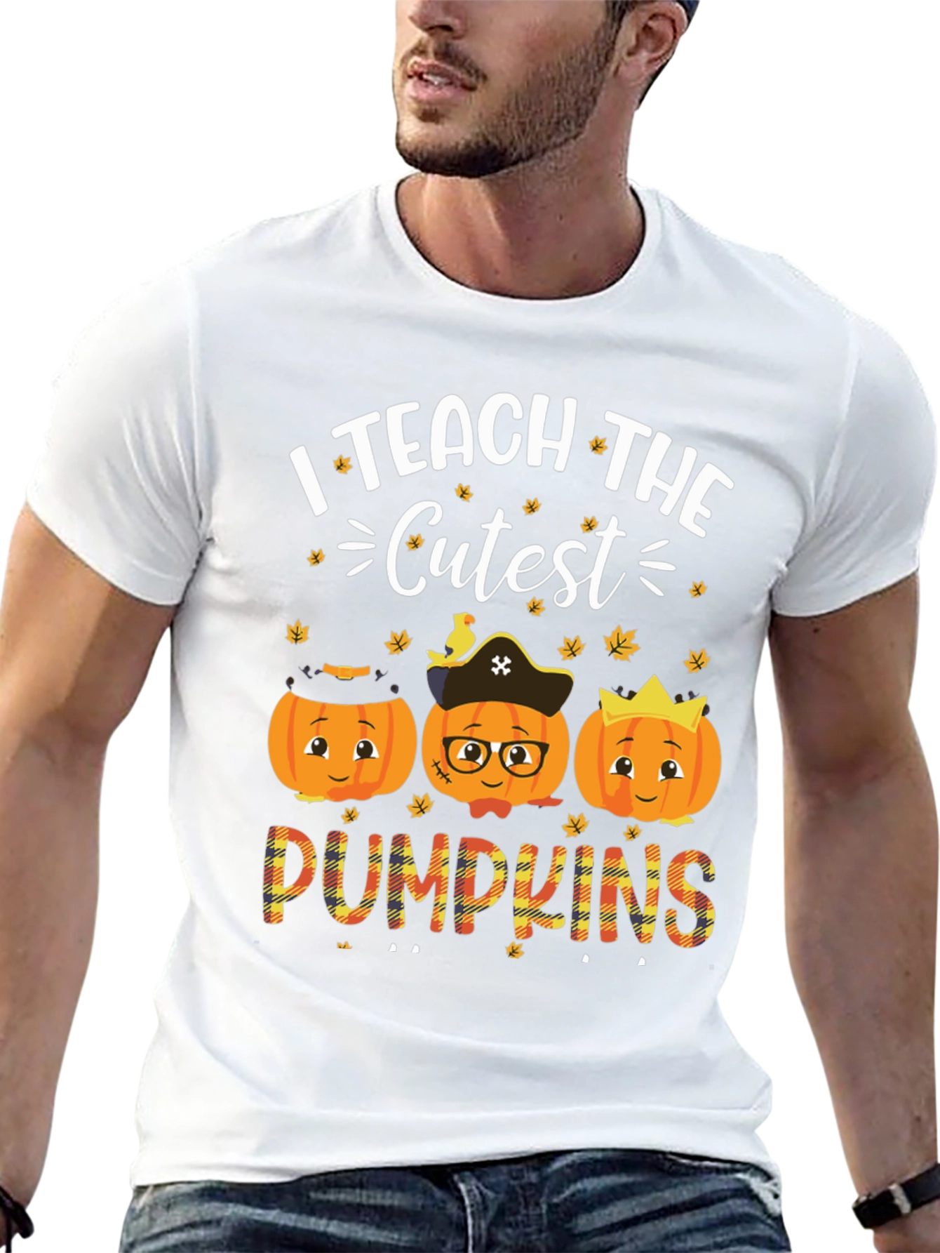 Teacher Halloween Pumpkin T-Shirt
