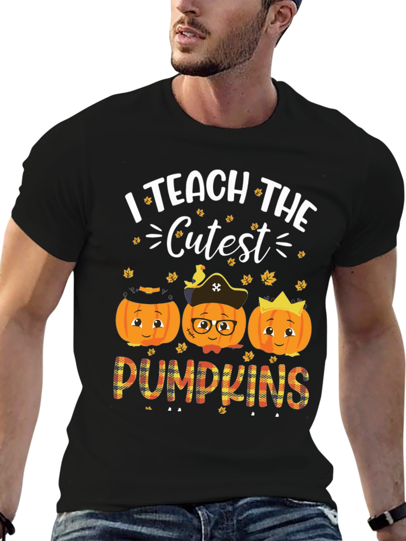Teacher Halloween Pumpkin T-Shirt