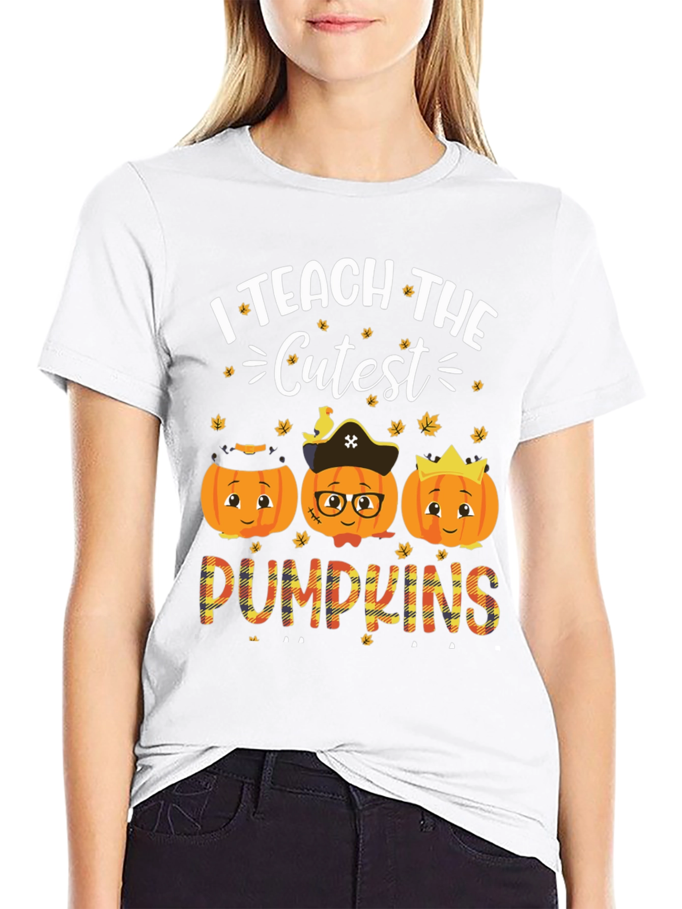 Teacher Halloween Pumpkin T-Shirt