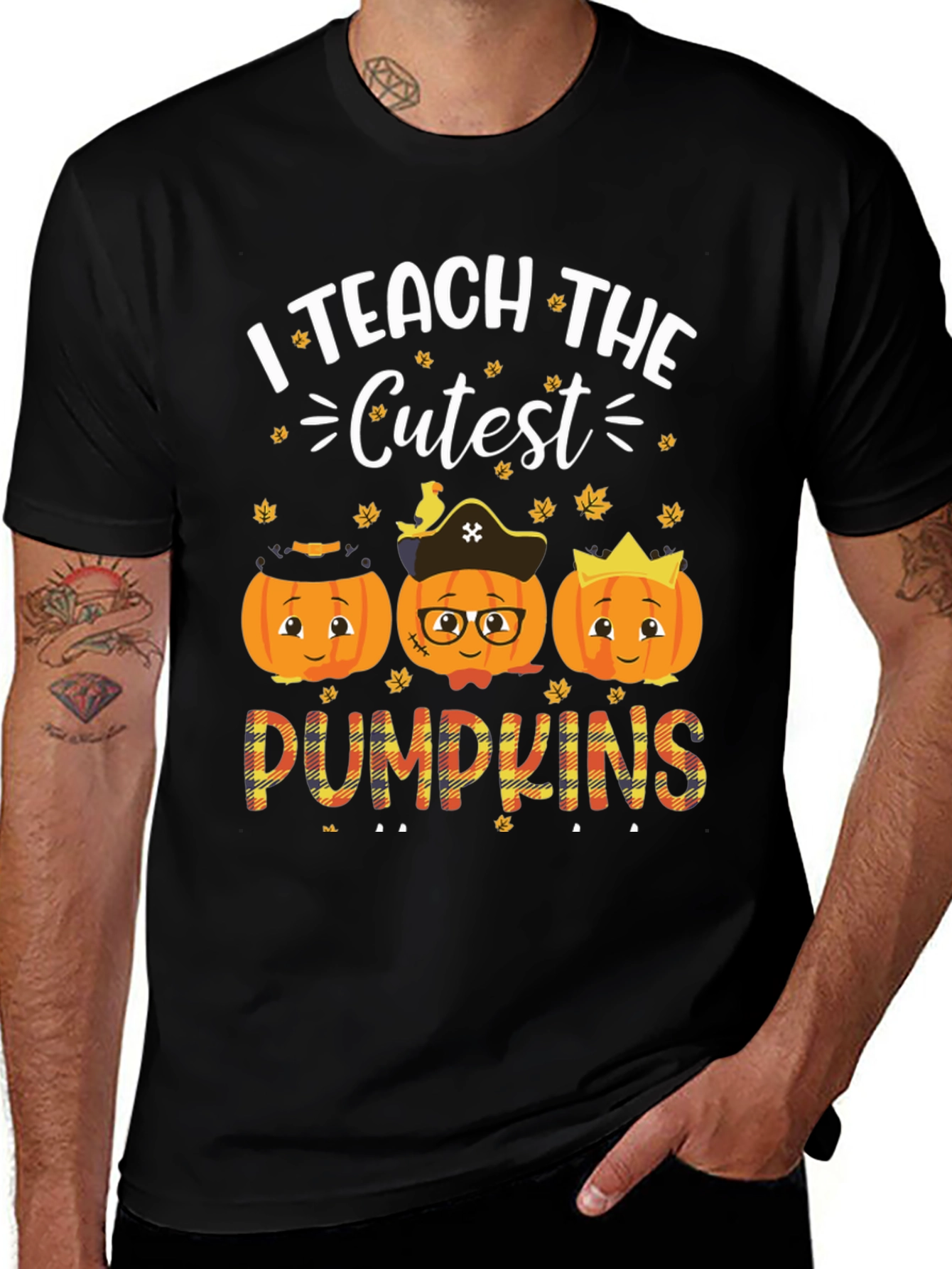 Teacher Halloween Pumpkin T-Shirt