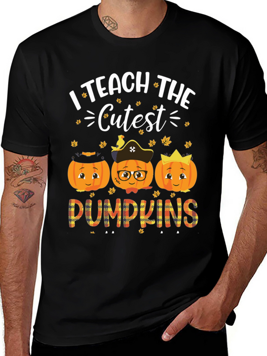 Teacher Halloween Pumpkin T-Shirt