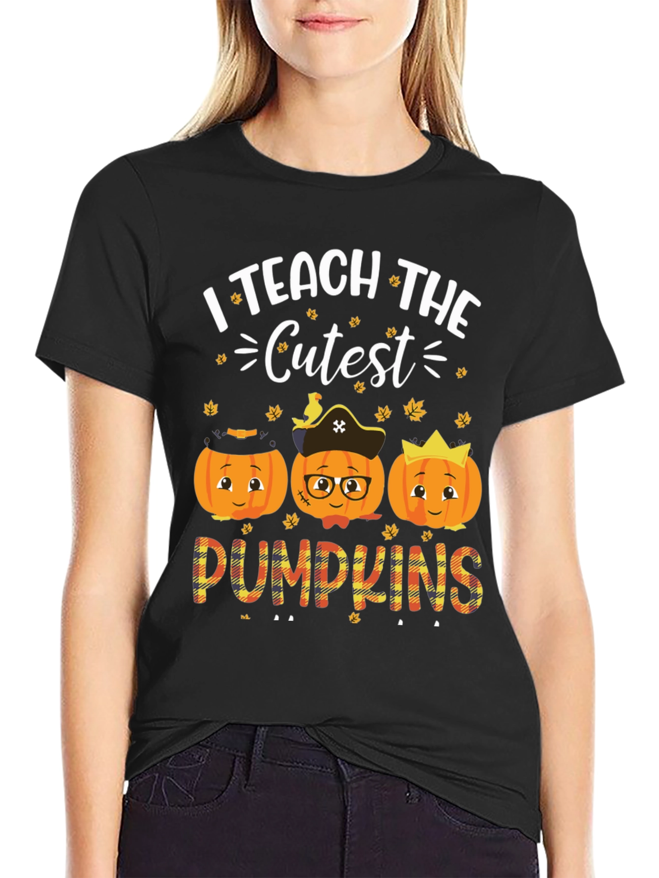 Teacher Halloween Pumpkin T-Shirt