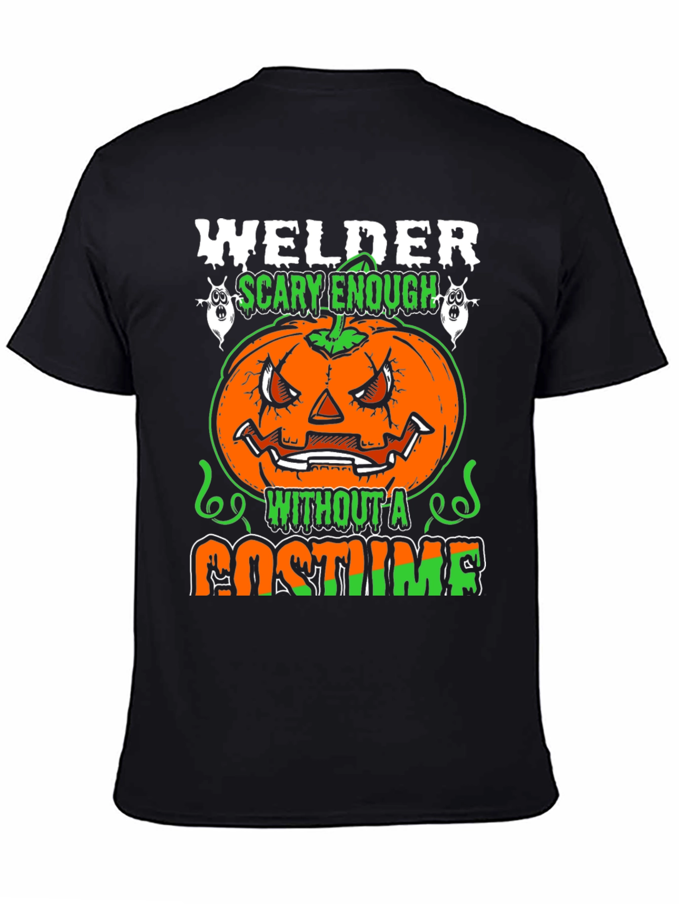 Welder Scary Enough Halloween T-Shirt