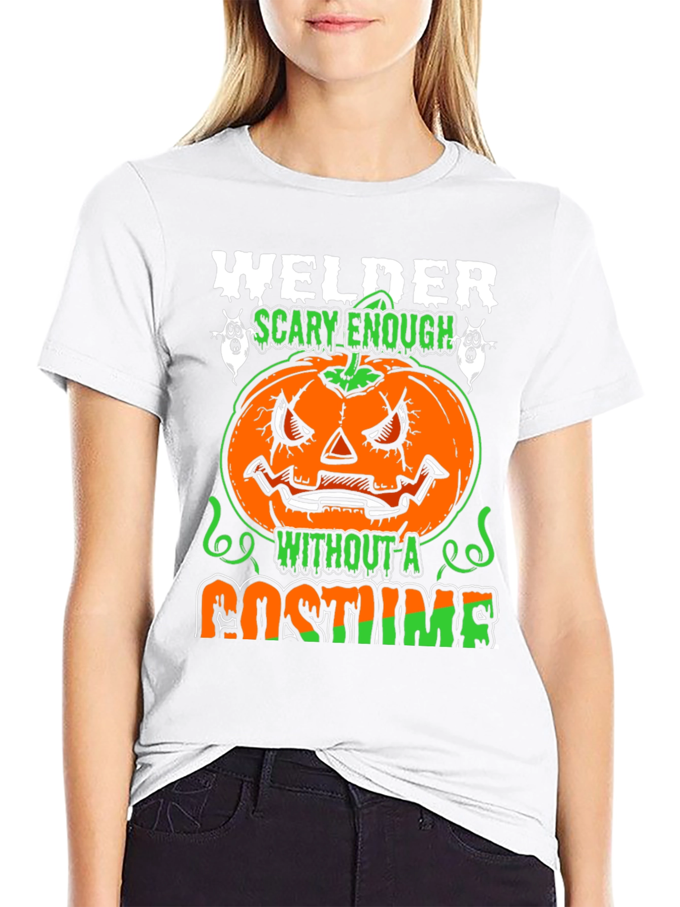 Welder Scary Enough Halloween T-Shirt