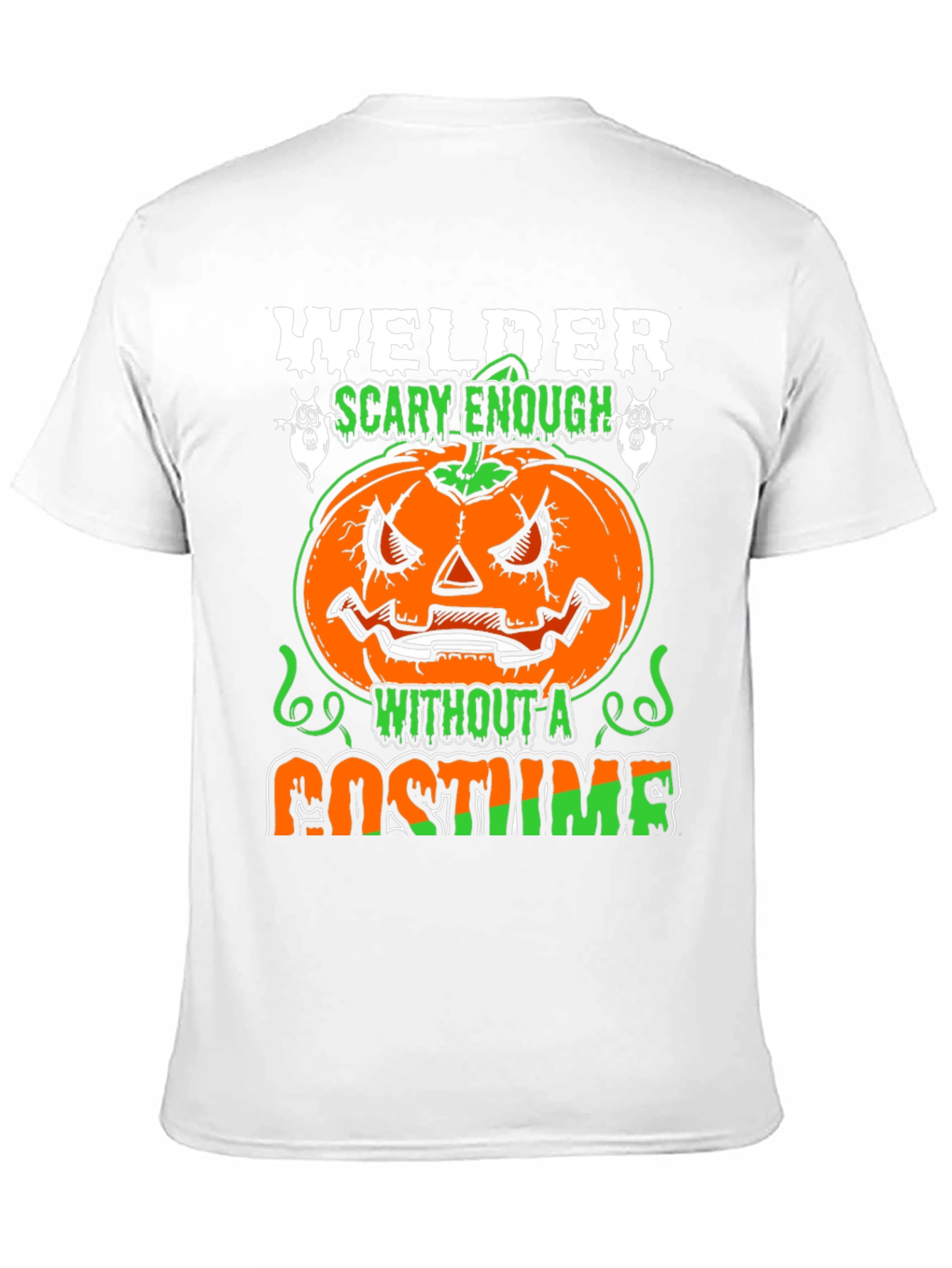 Welder Scary Enough Halloween T-Shirt