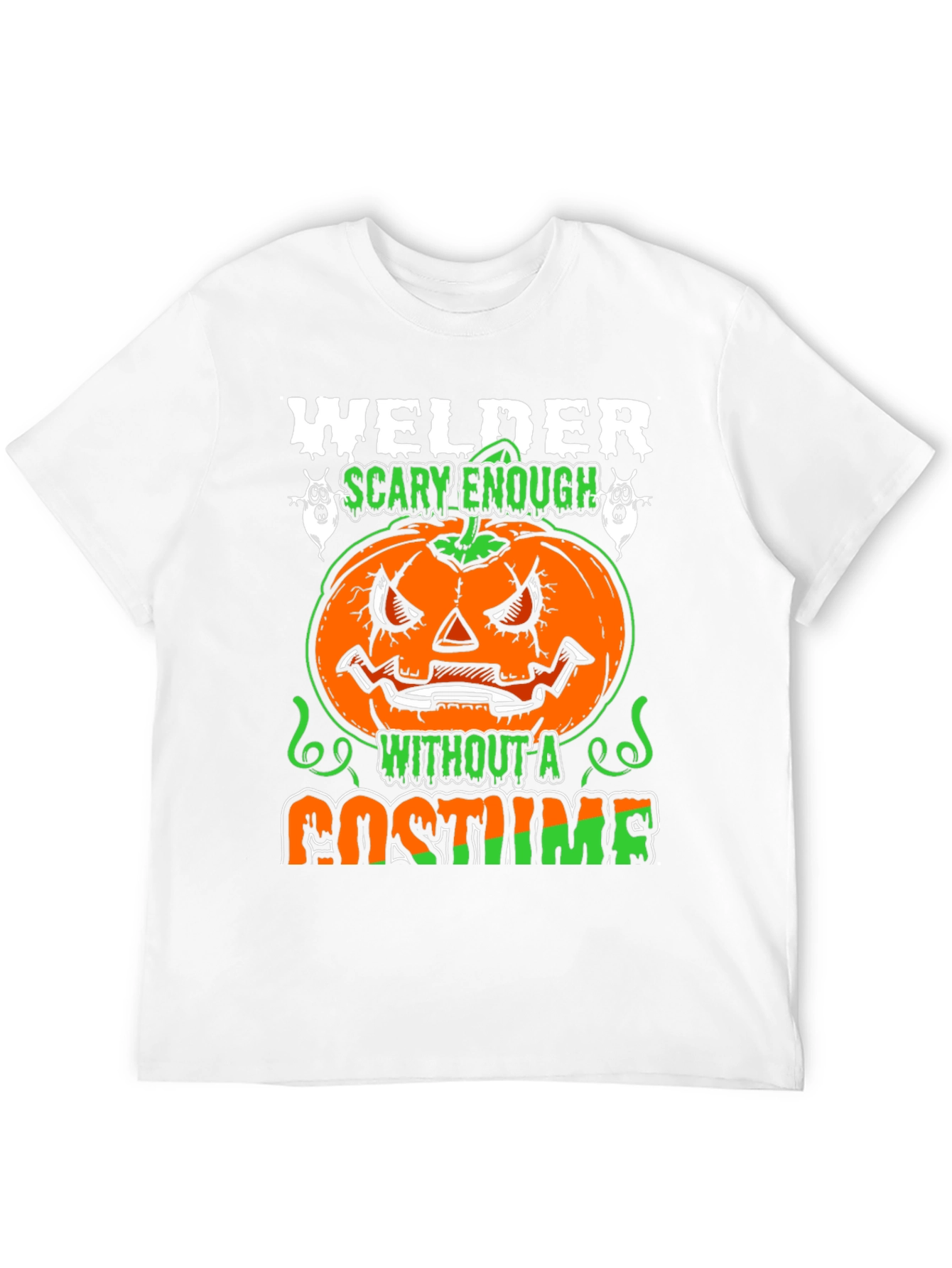 Welder Scary Enough Halloween T-Shirt