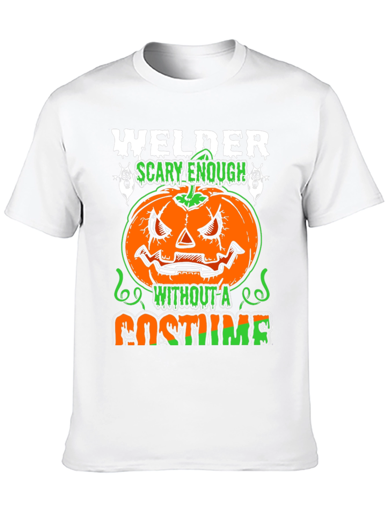 Welder Scary Enough Halloween T-Shirt