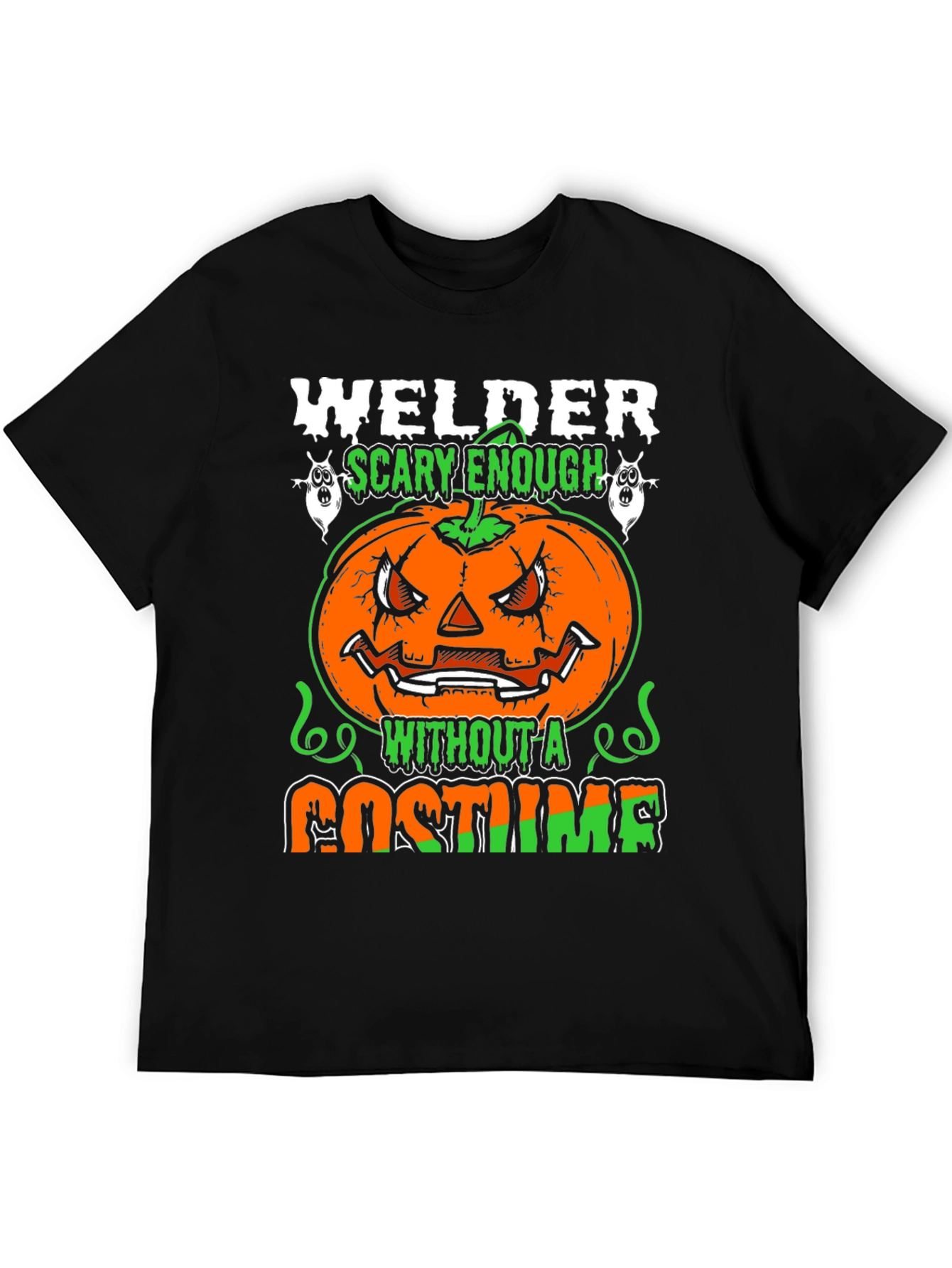 Welder Scary Enough Halloween T-Shirt