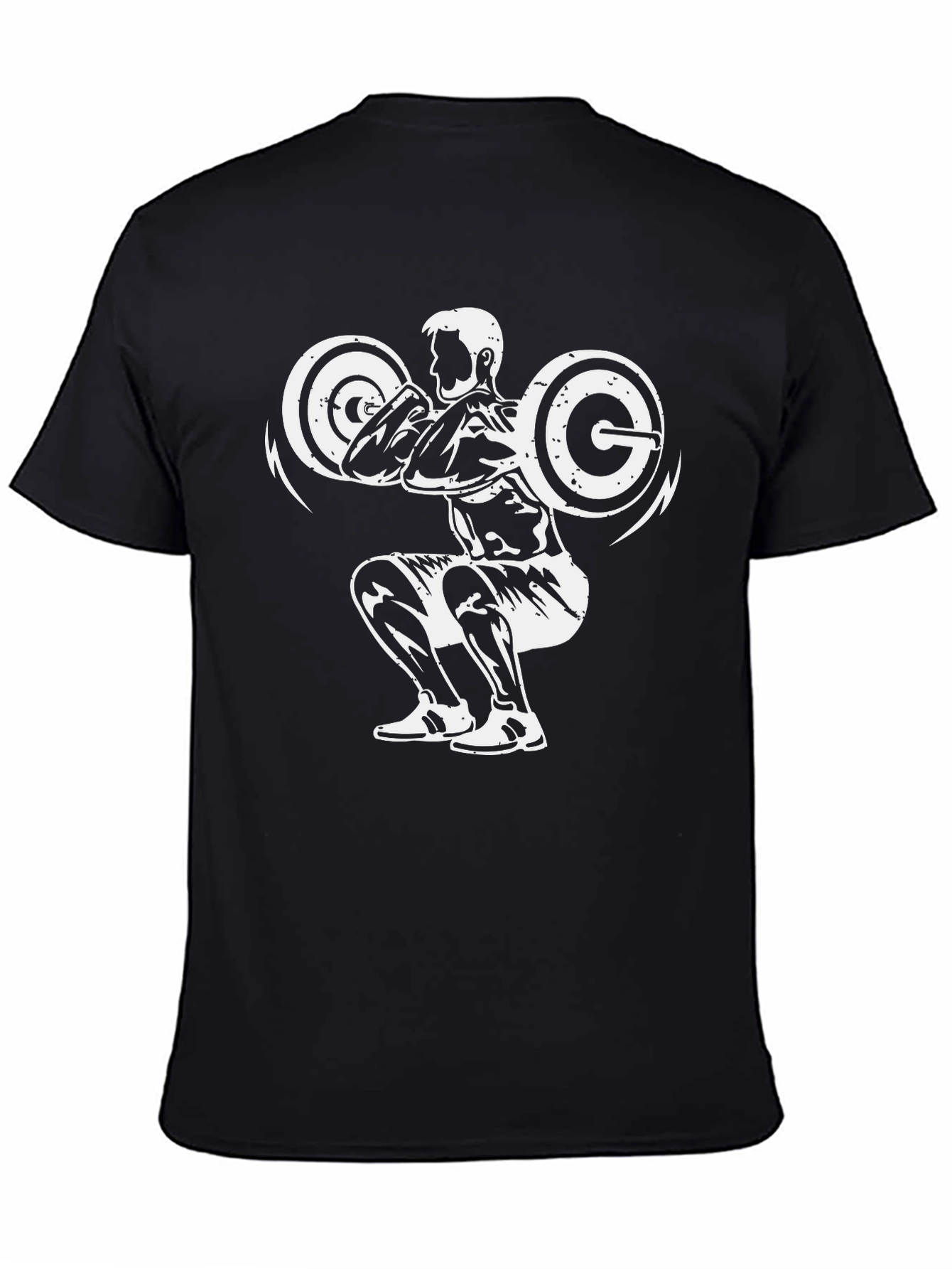 Black Squat Graphic T-Shirt