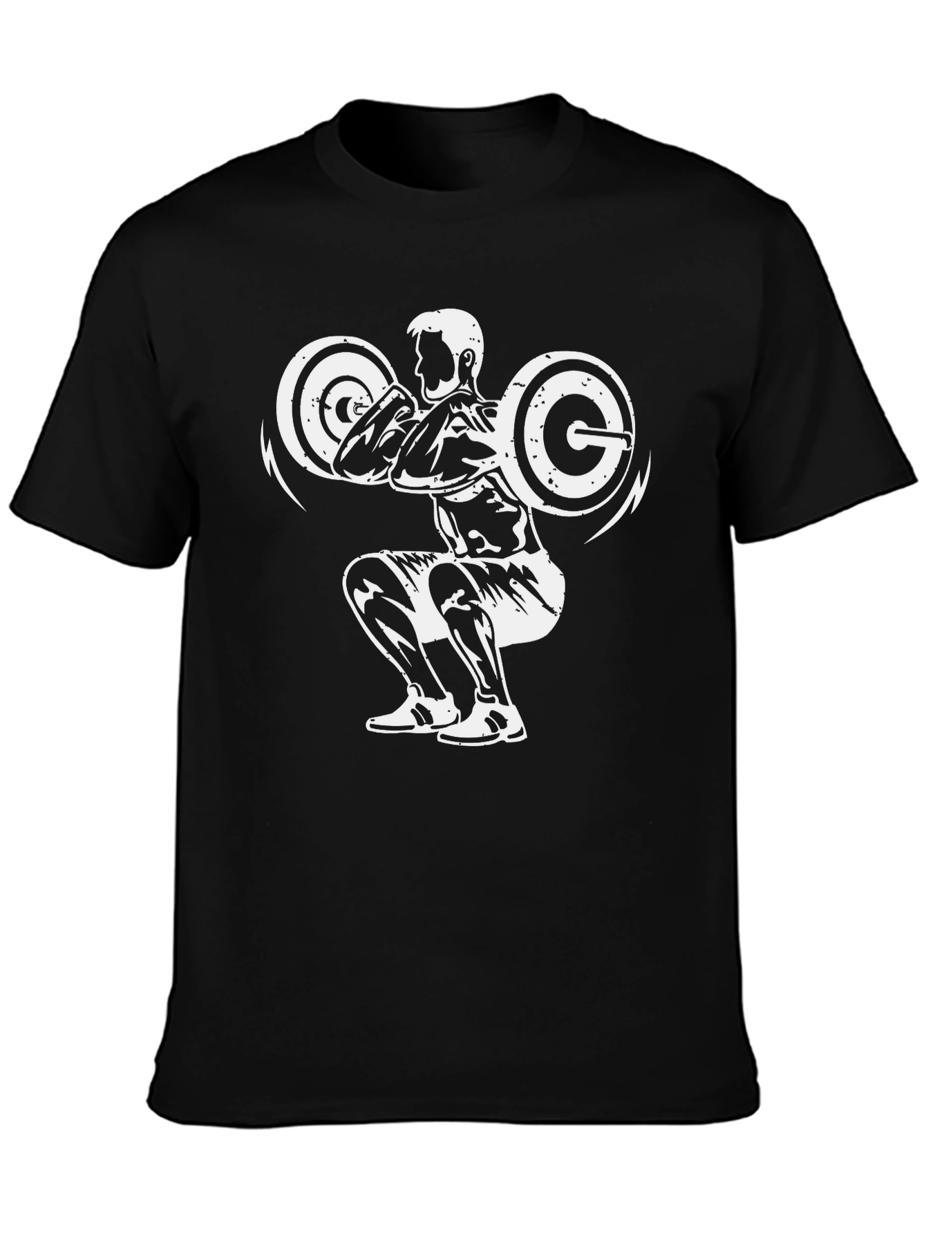 Black Squat Graphic T-Shirt