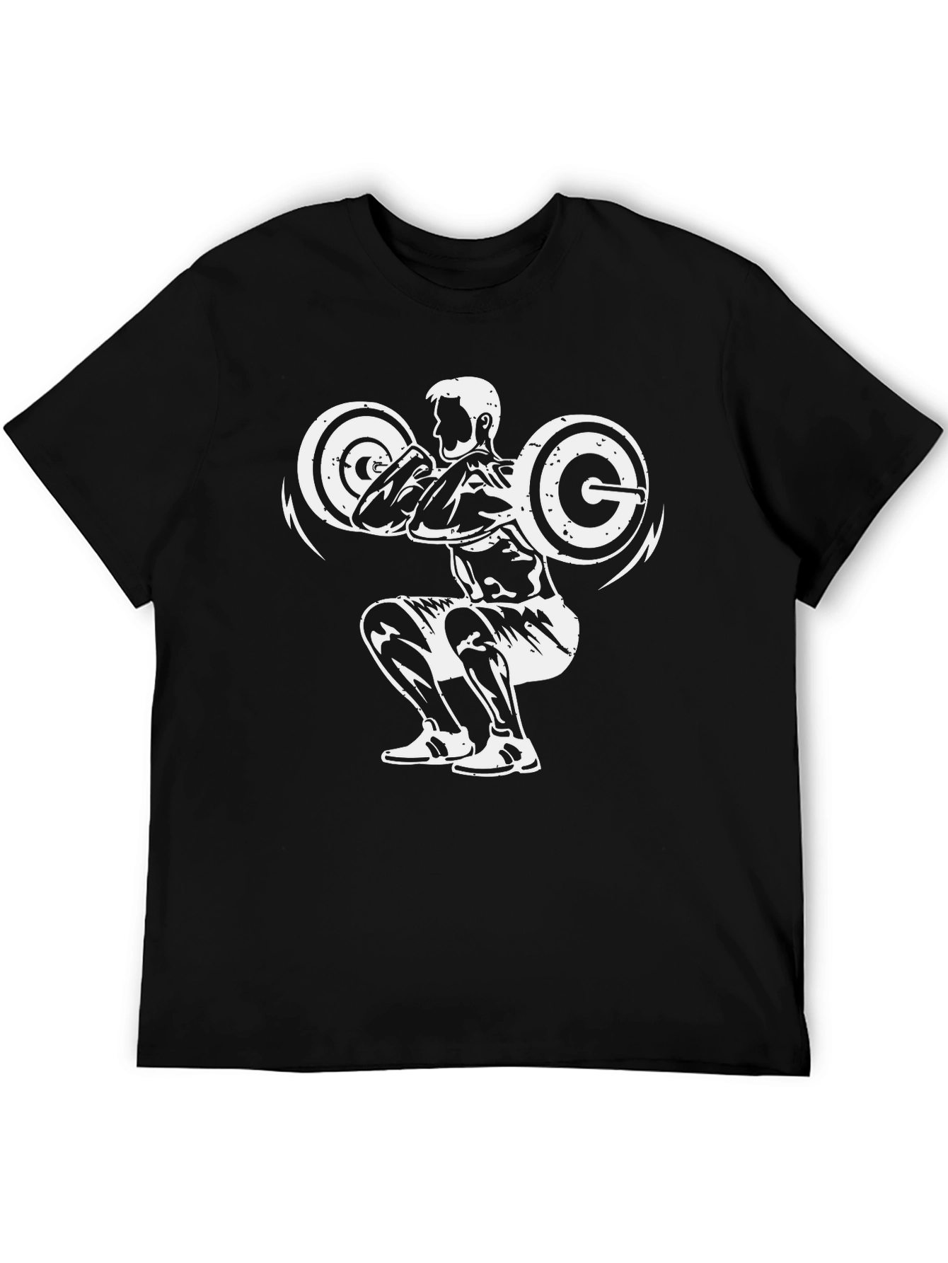 Black Squat Graphic T-Shirt