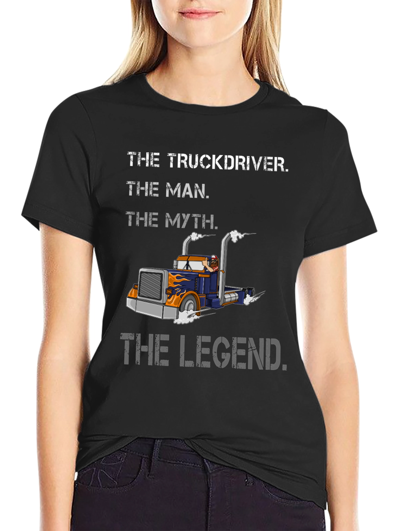 Trucker Legend Graphic T-Shirt