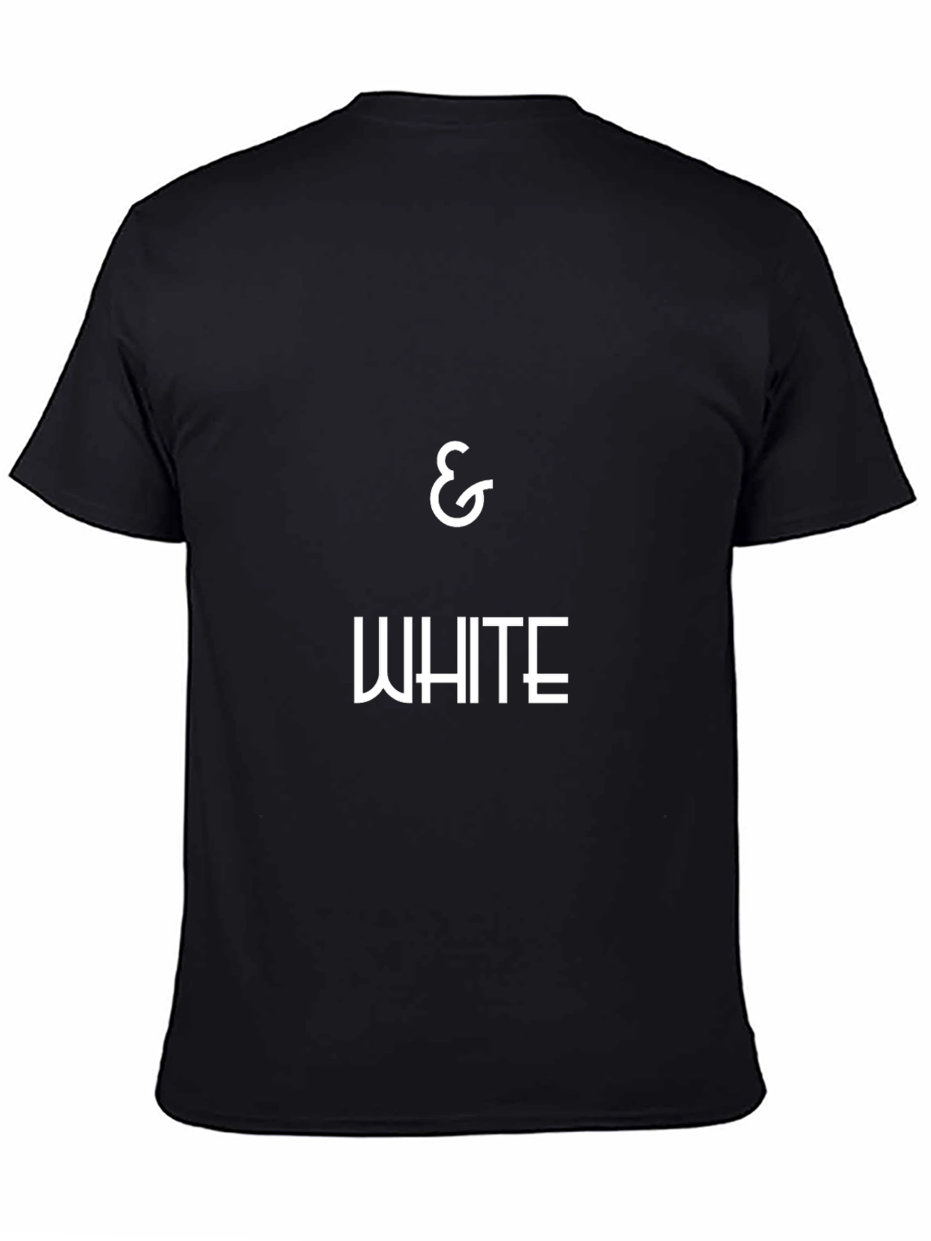 Black & White Graphic T-Shirt - Stylish Mens Apparel