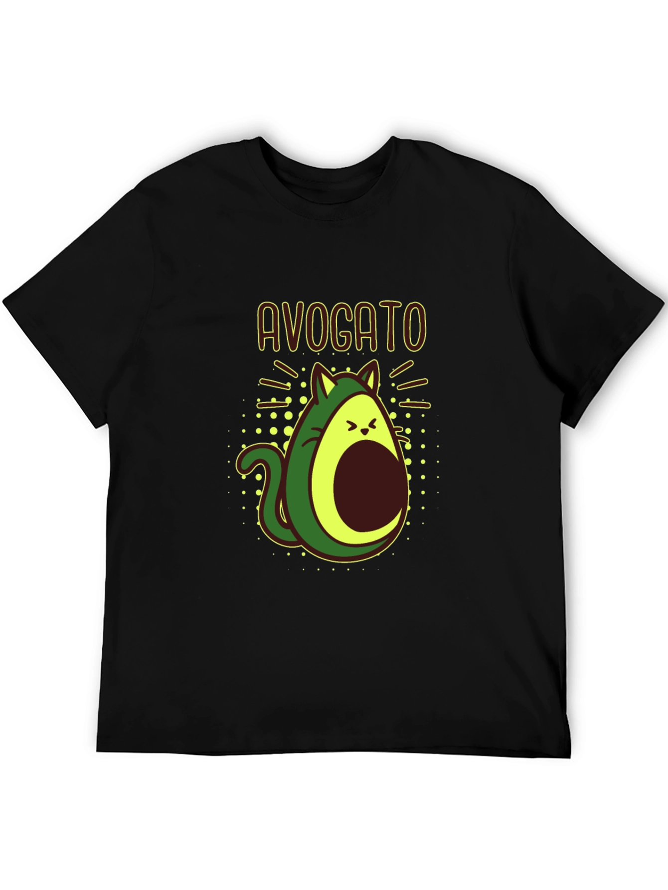 Avogato T-Shirt - Cute Avocado Cat Tee