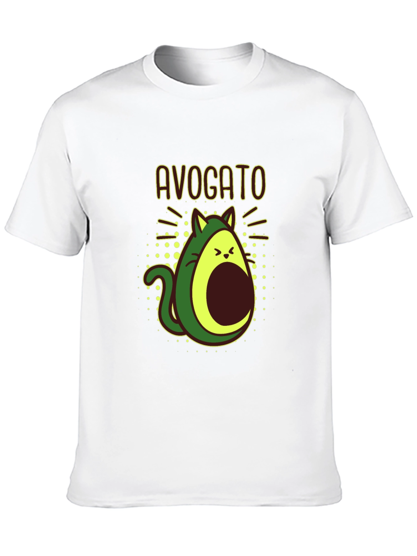 Avogato T-Shirt - Cute Avocado Cat Tee