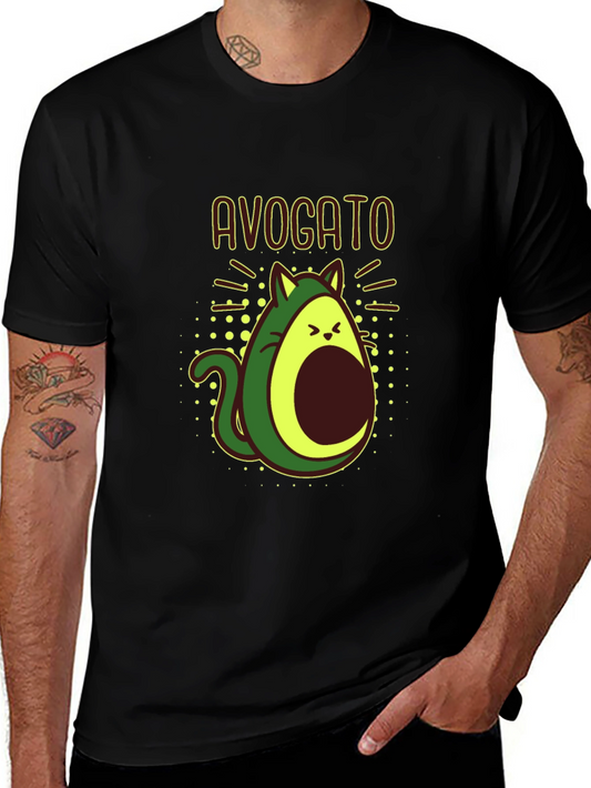 Avogato T-Shirt - Cute Avocado Cat Tee