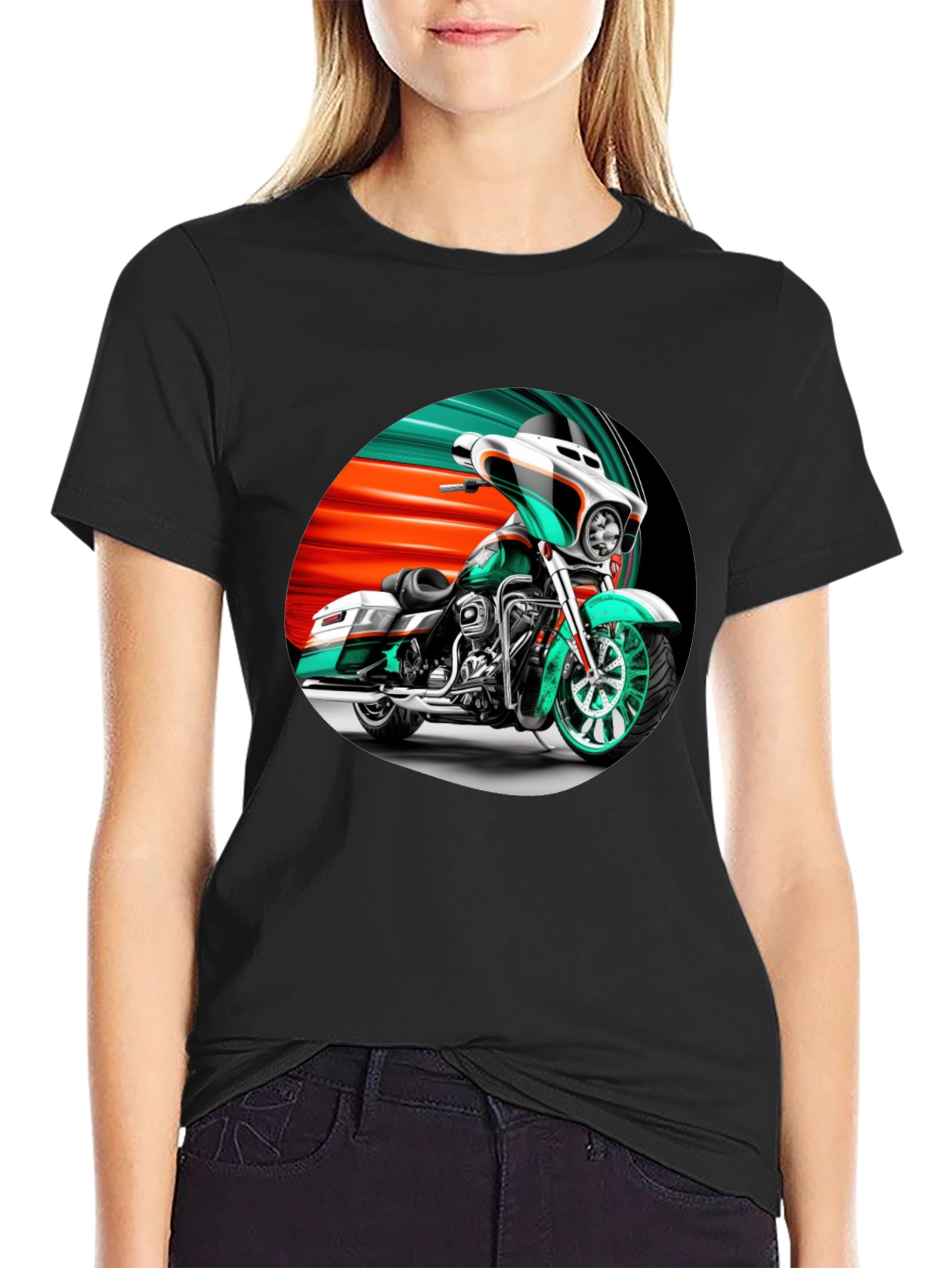 Motorcycle Graphic T-Shirt - Ride in Style