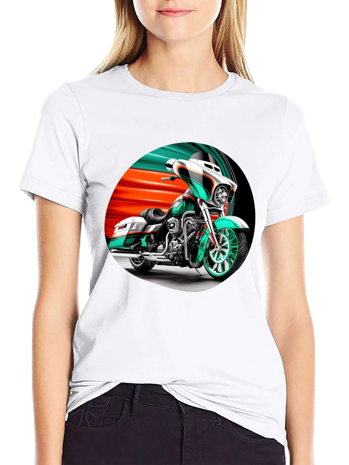 Motorcycle Graphic T-Shirt - Ride in Style
