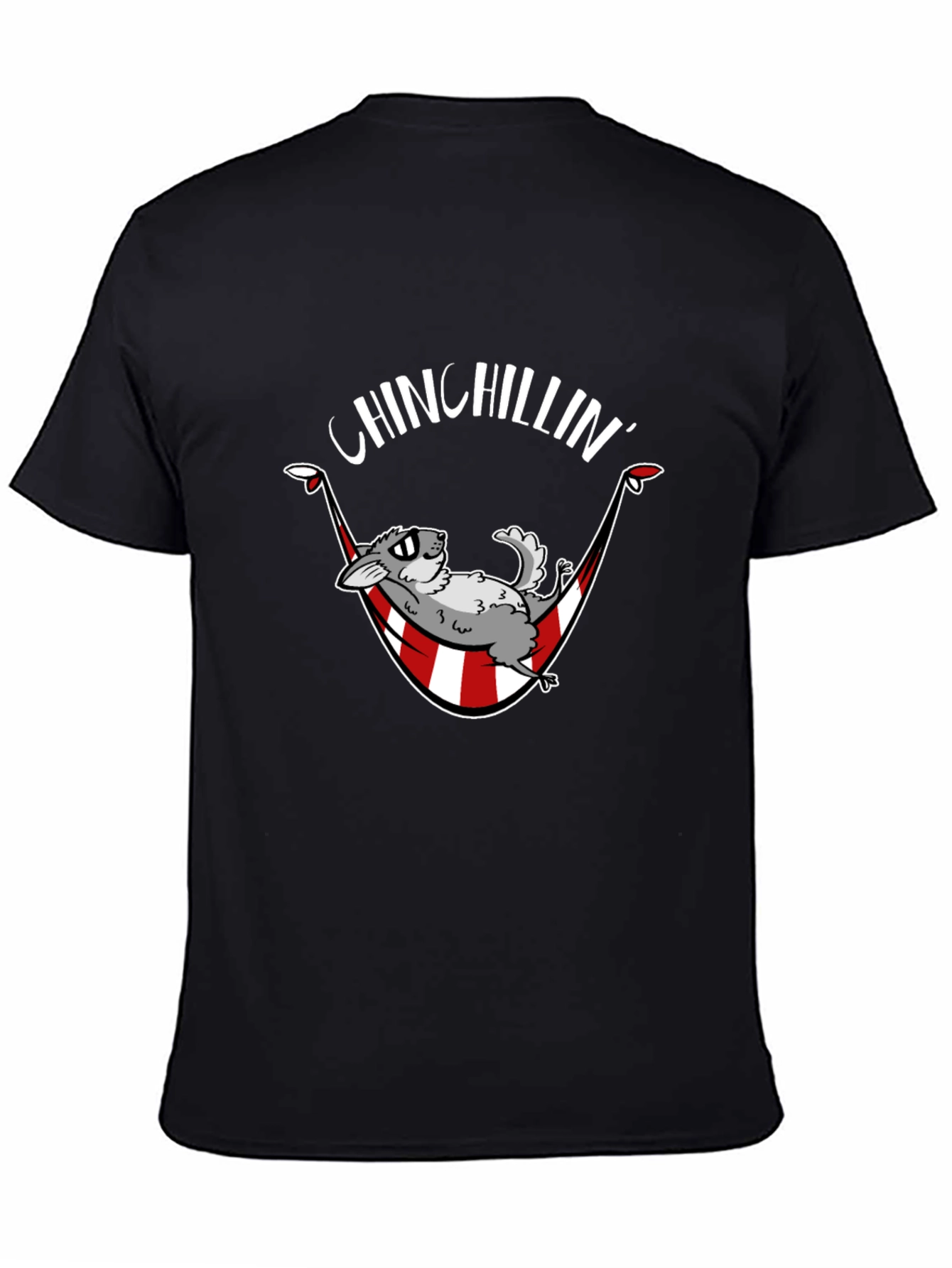 Chinchillin T-Shirt - Relaxed Chinchilla Hammock Design
