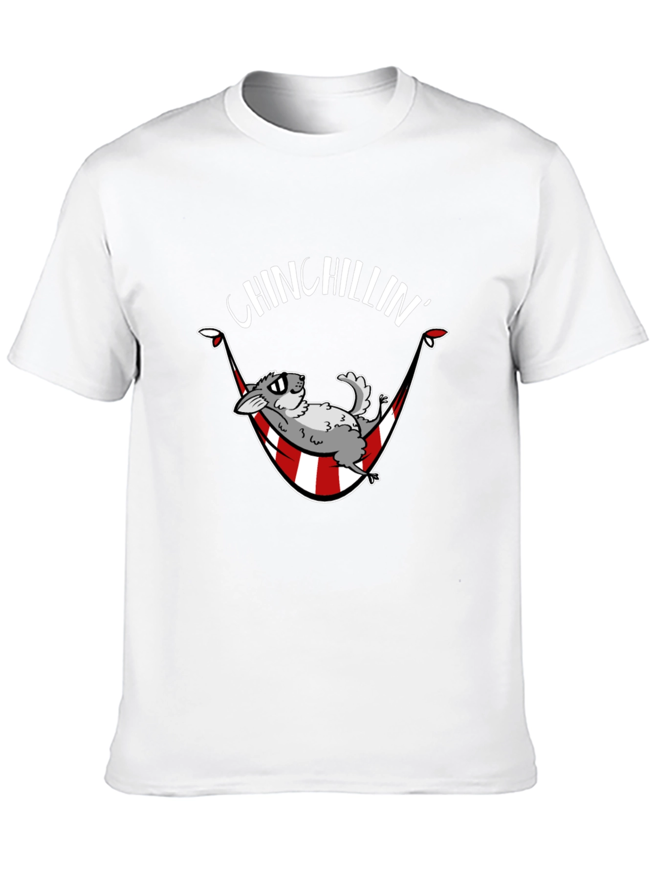 Chinchillin T-Shirt - Relaxed Chinchilla Hammock Design
