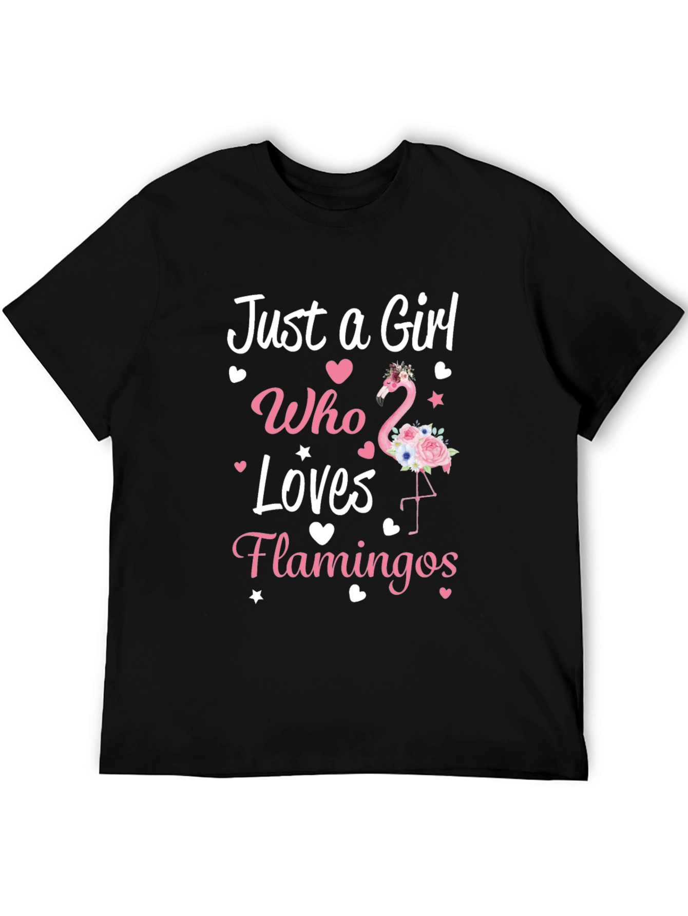 Just a Girl Who Loves Flamingos T-Shirt