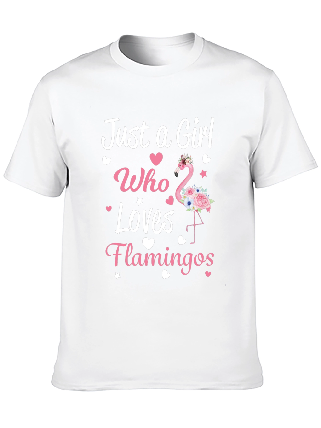 Just a Girl Who Loves Flamingos T-Shirt