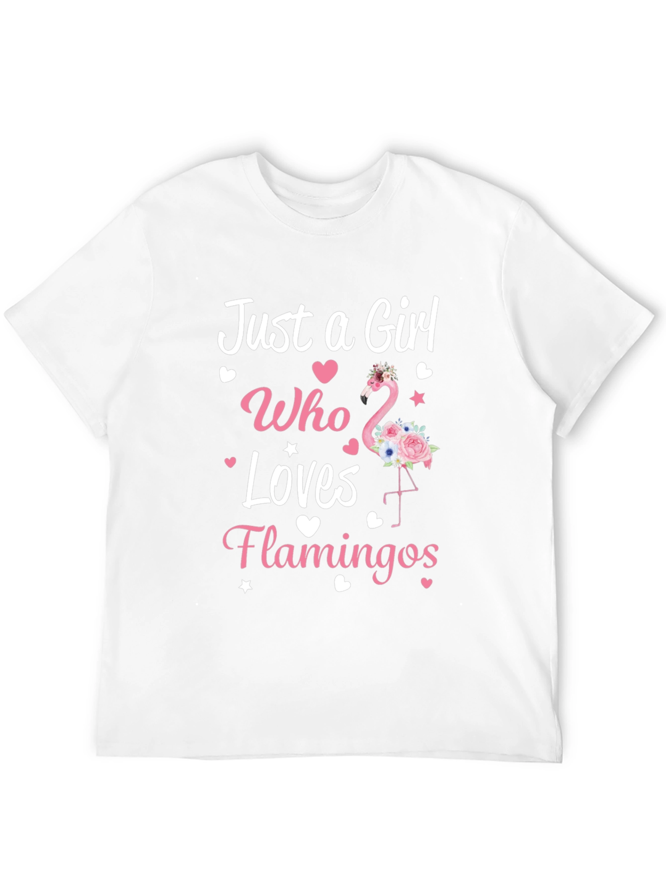 Just a Girl Who Loves Flamingos T-Shirt