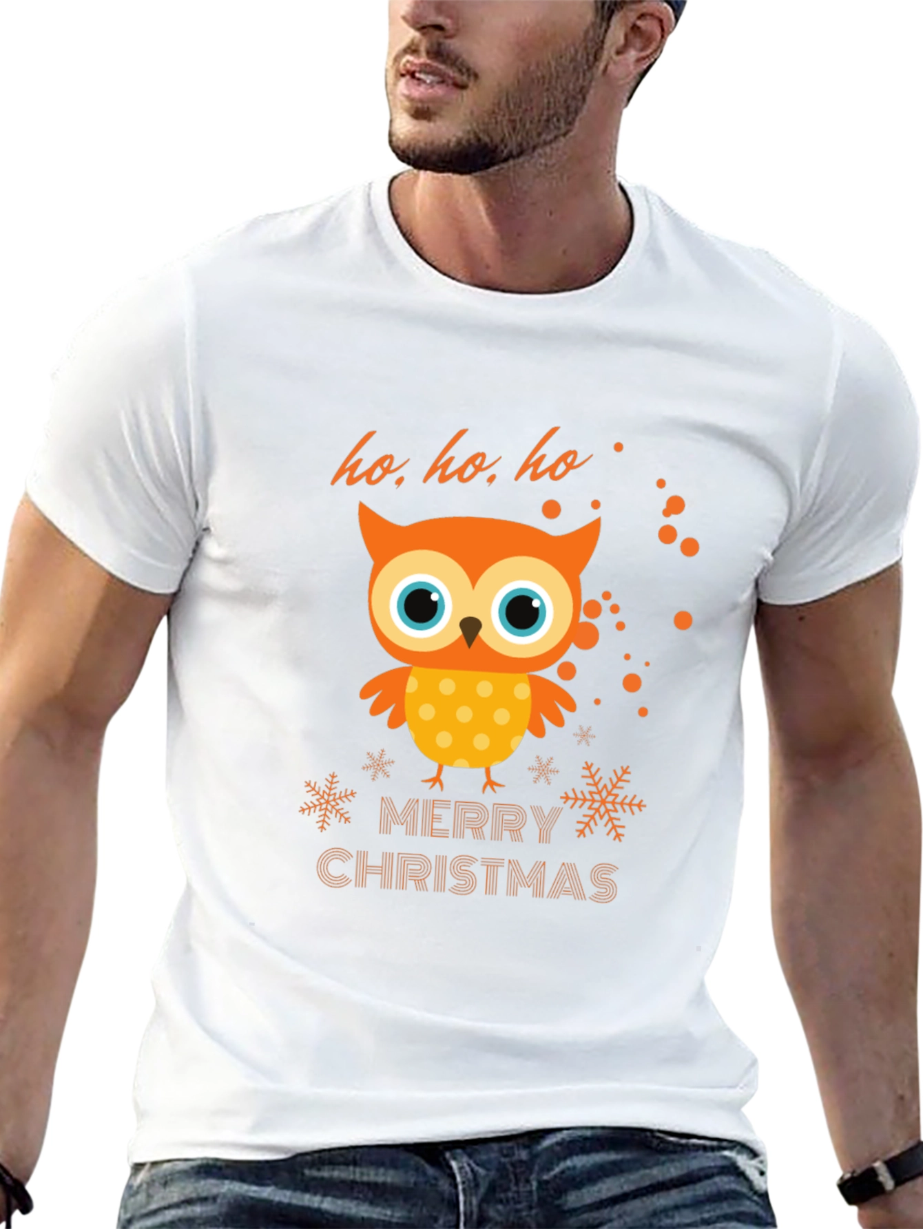 Christmas Owl T-Shirt - Holiday Cheer