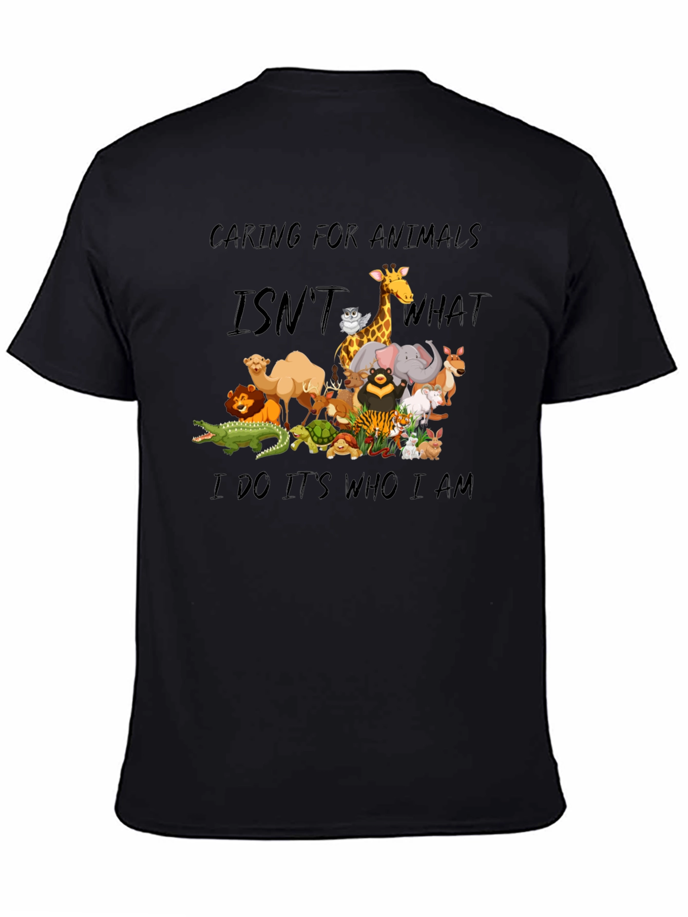 Caring for Animals Graphic T-Shirt