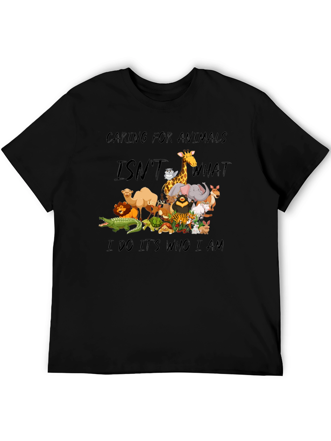 Caring for Animals Graphic T-Shirt