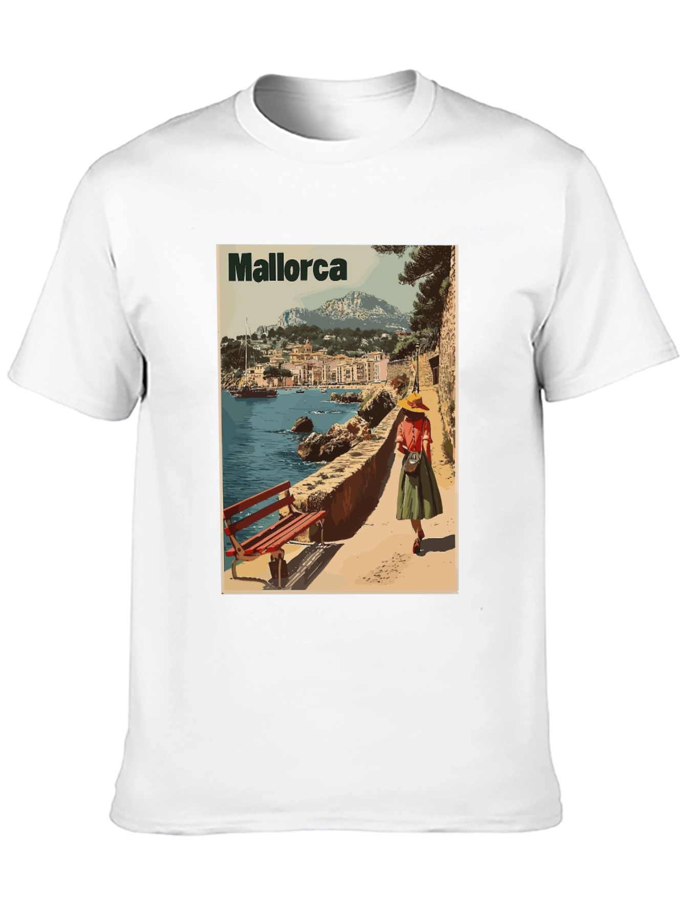 Mallorca Island Travel T-Shirt - Retro Design
