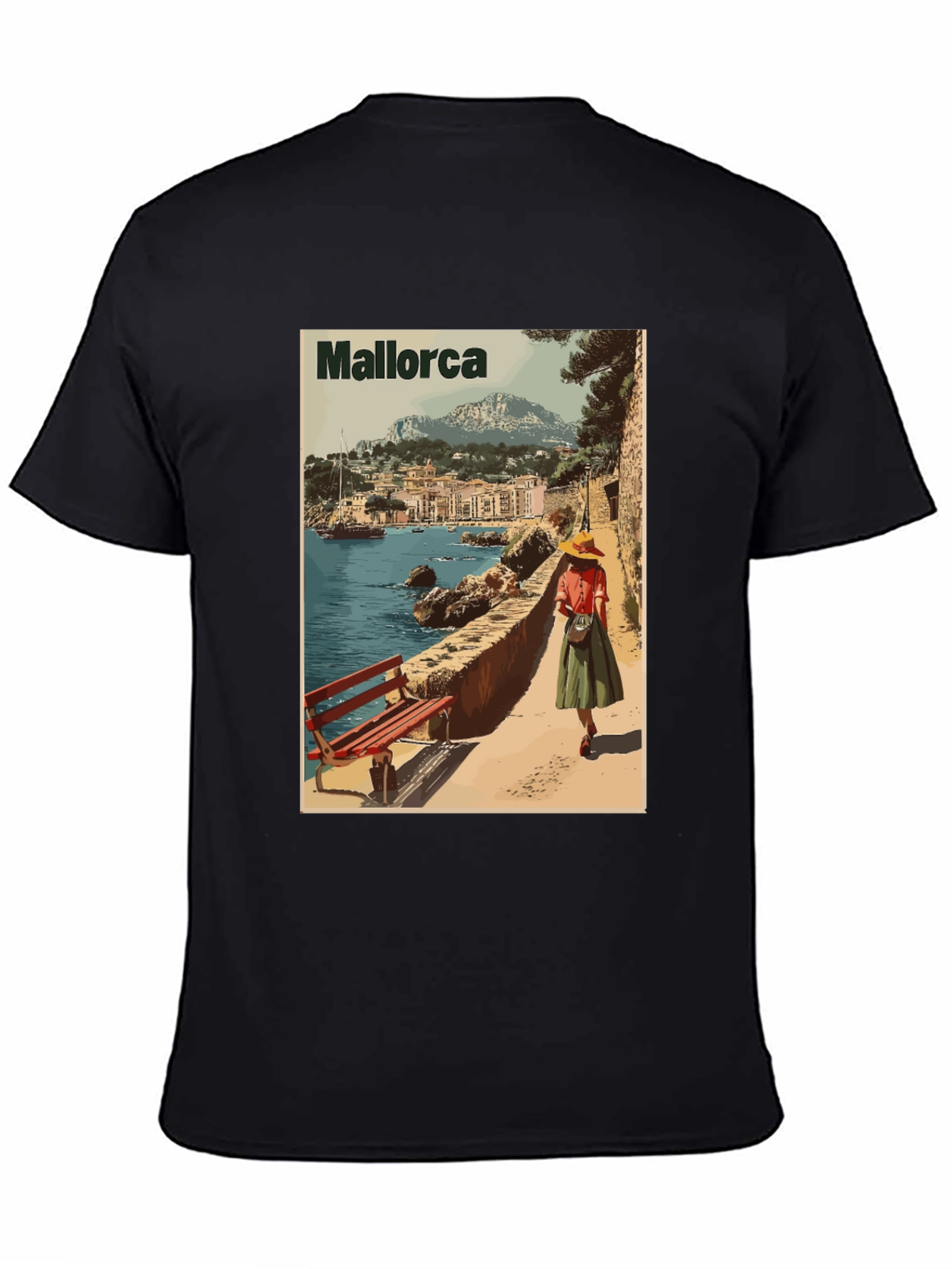 Mallorca Island Travel T-Shirt - Retro Design