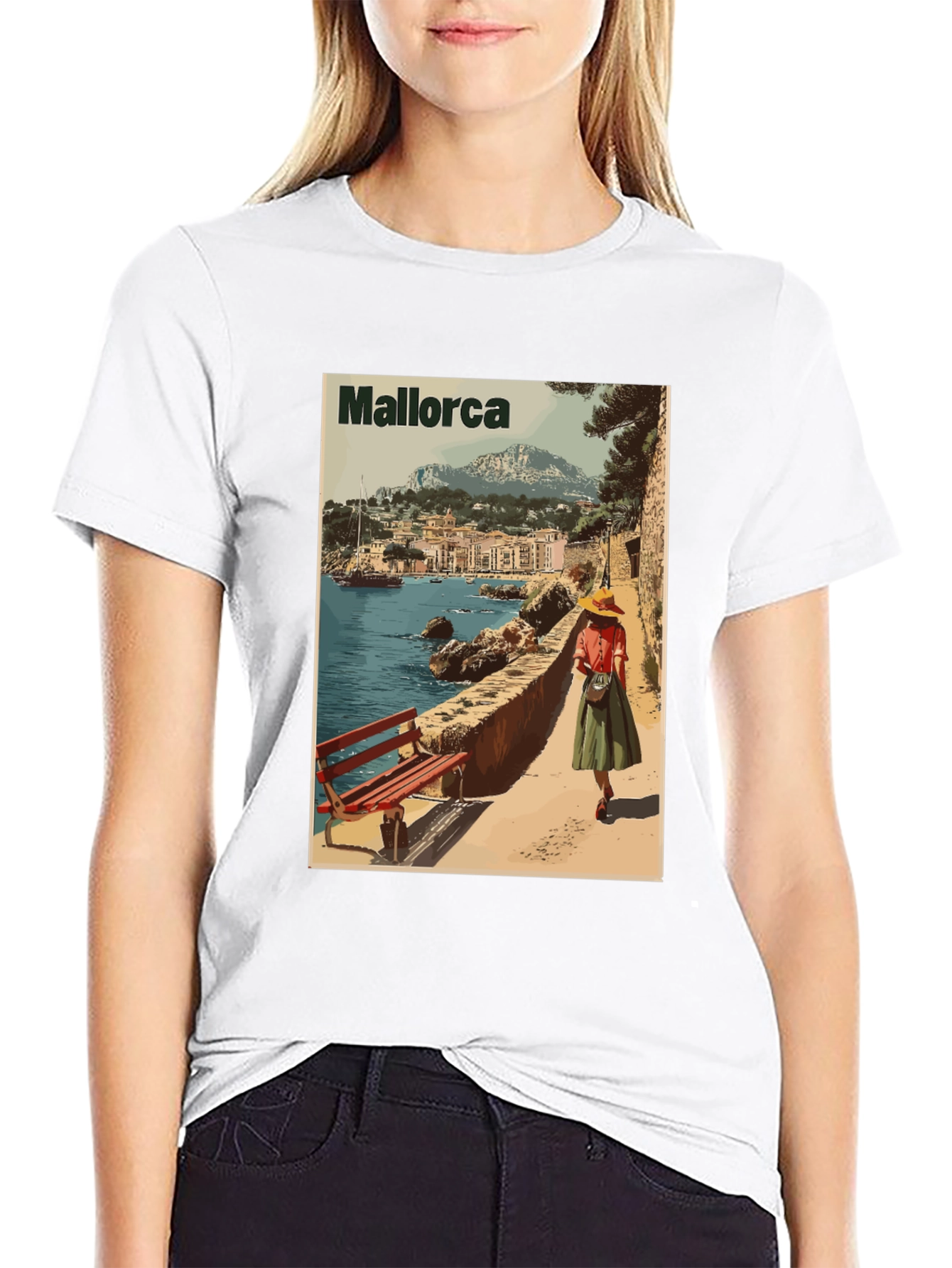 Mallorca Island Travel T-Shirt - Retro Design