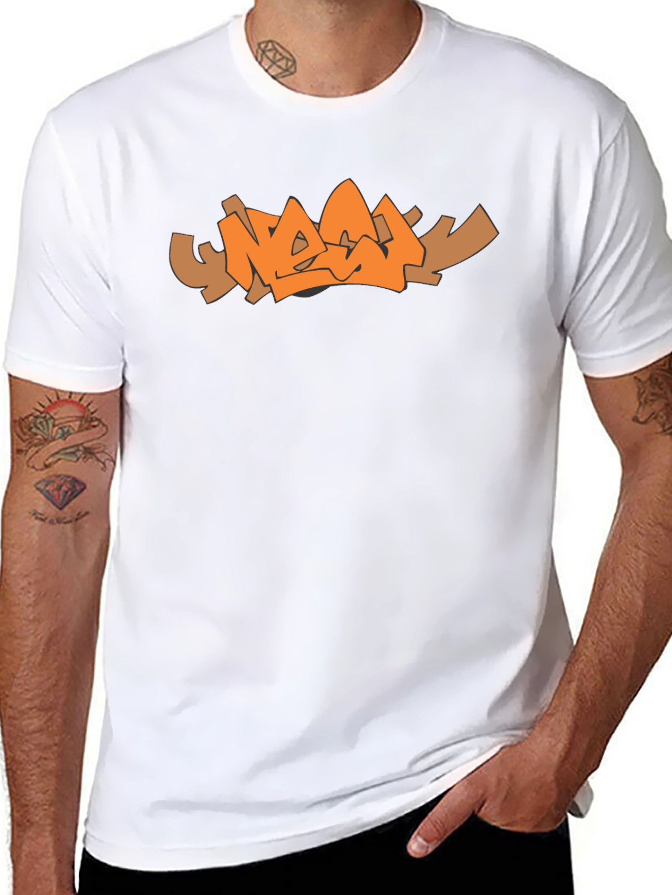 Graffiti Style T-Shirt - Bold Streetwear