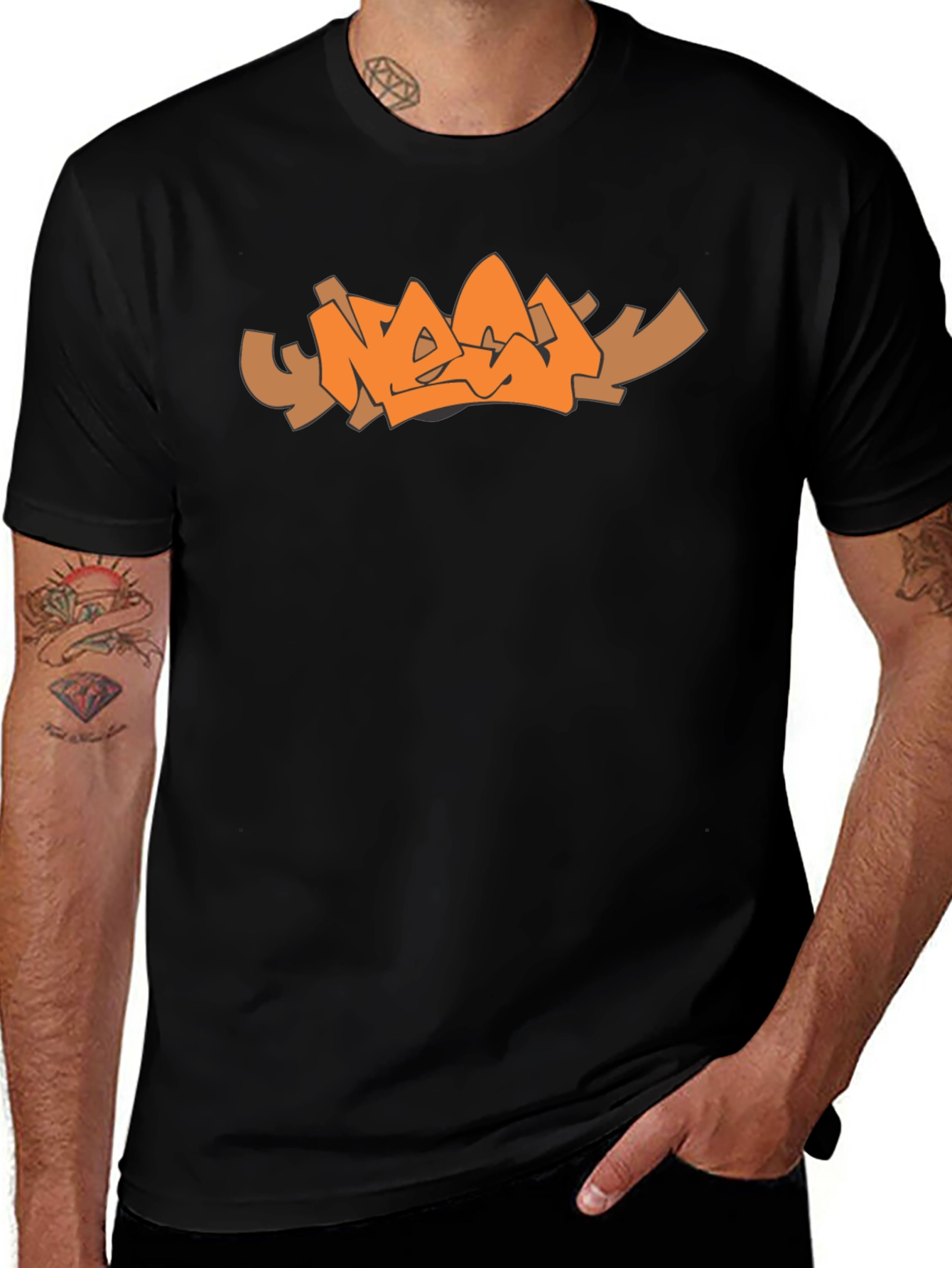Graffiti Style T-Shirt - Bold Streetwear