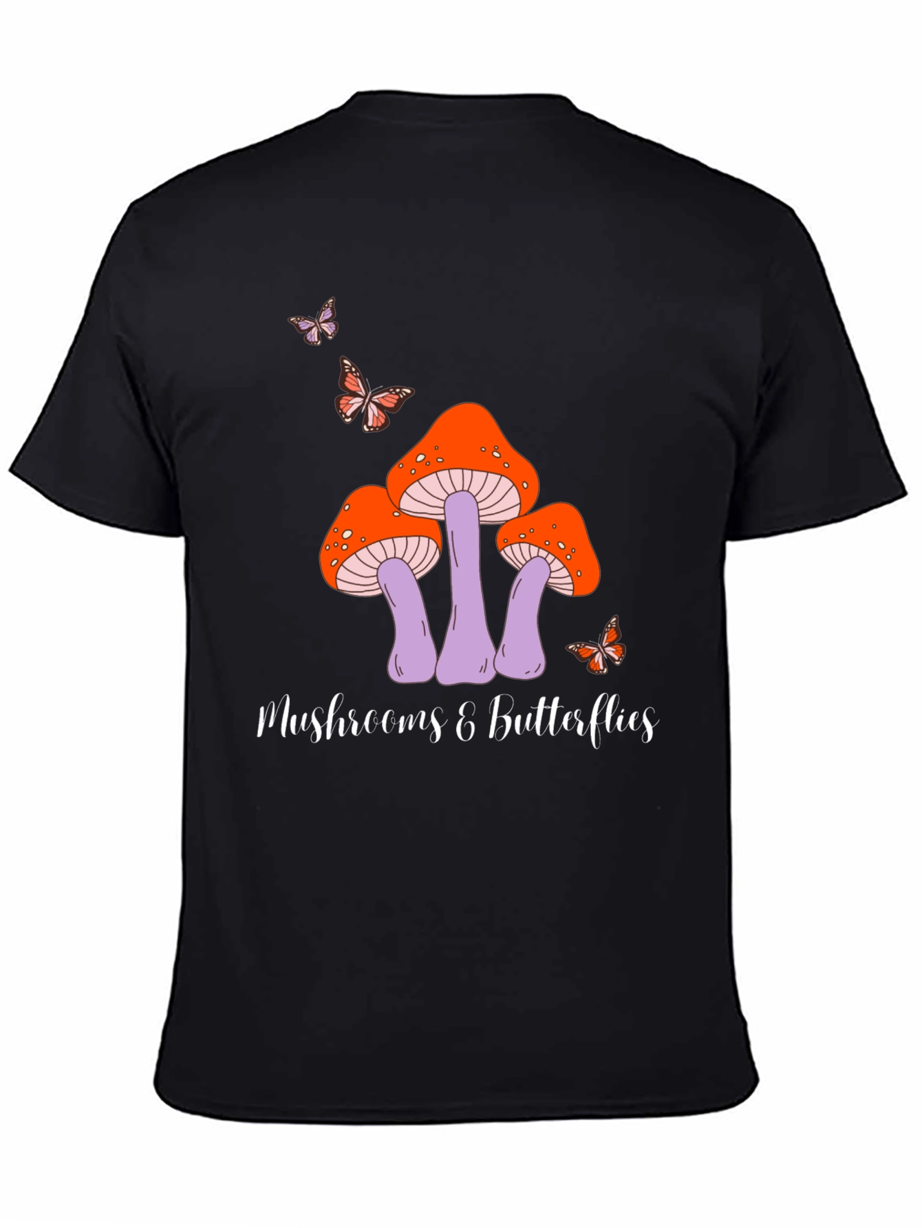 Mushroom & Butterfly Graphic Tee