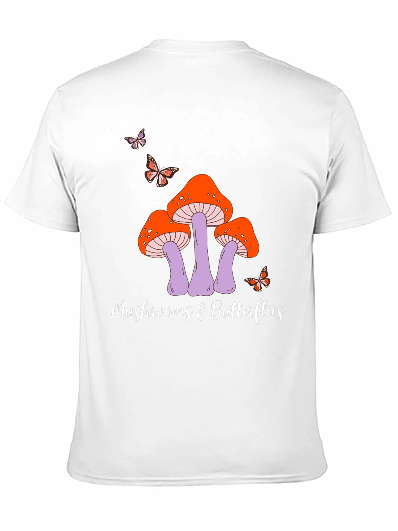 Mushroom & Butterfly Graphic Tee