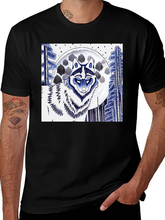Wolf & Moon Graphic Tee