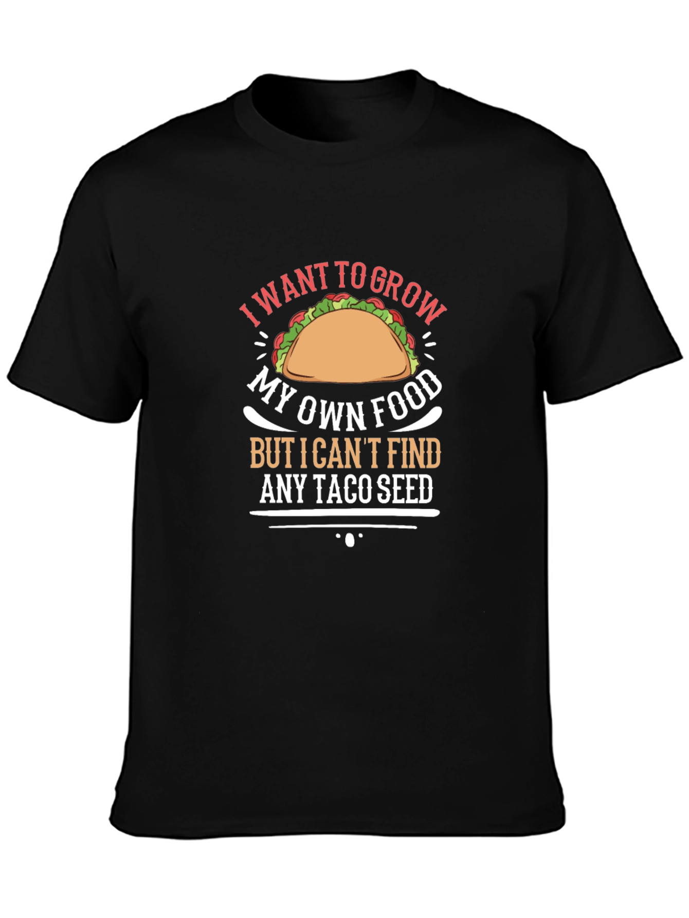 Grow Own Food Taco Seed Graphic Tee