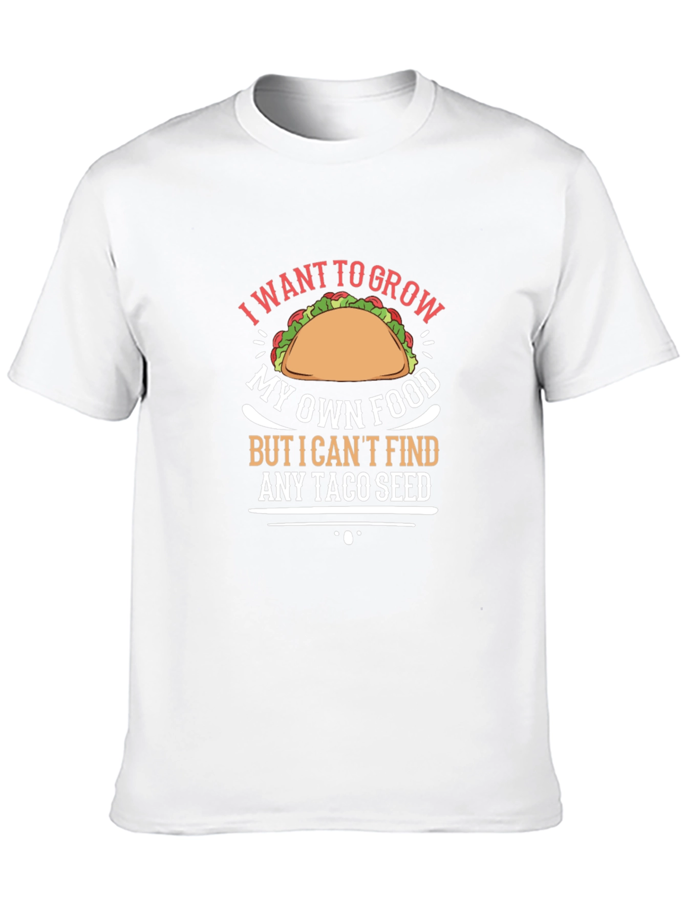 Grow Own Food Taco Seed Graphic Tee