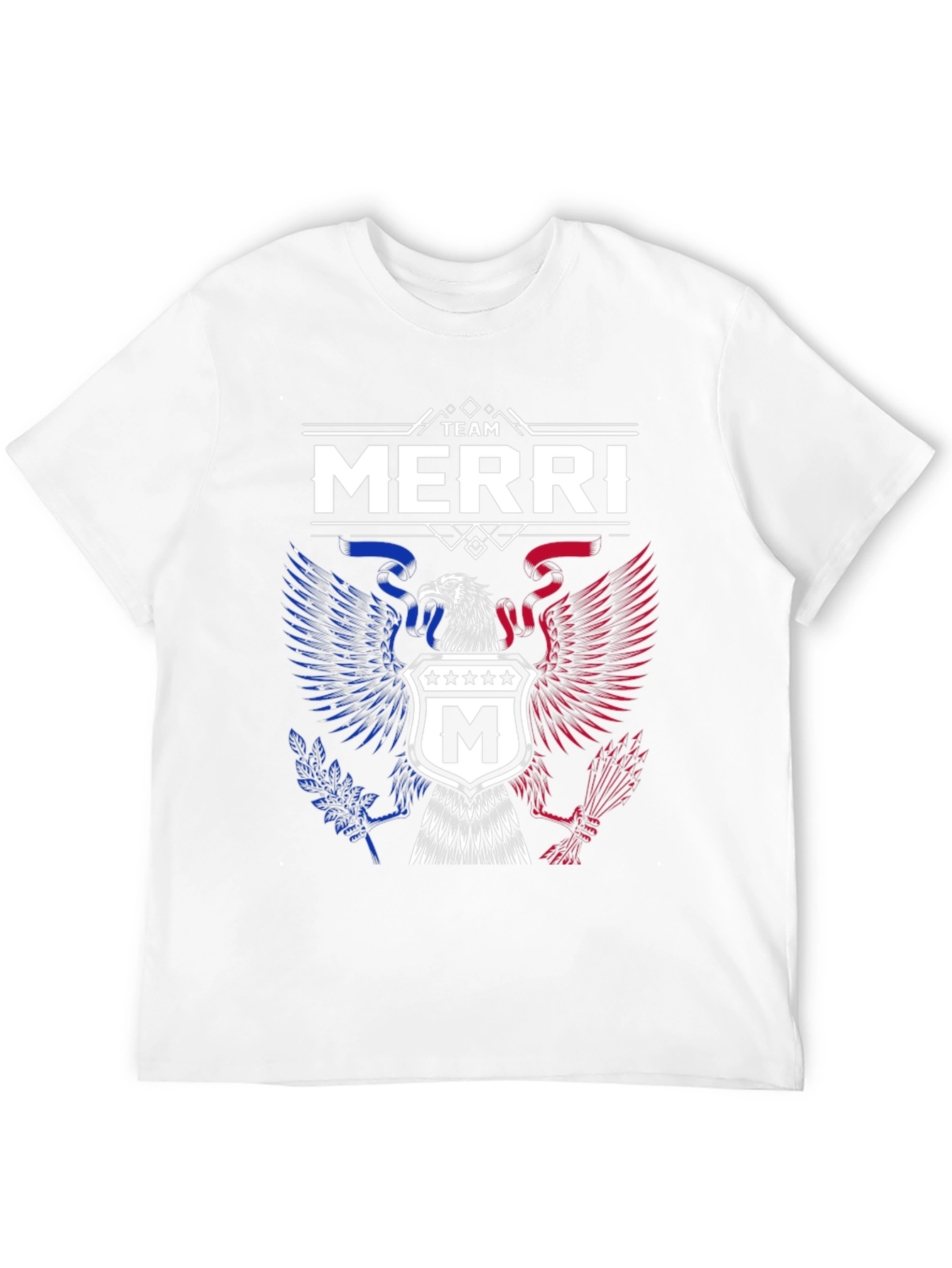 Team Merri Eagle Graphic Black T-Shirt