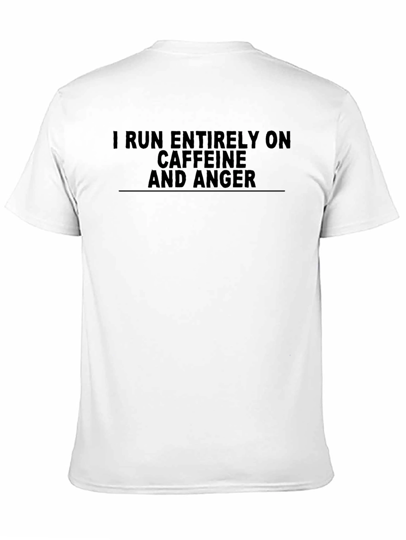 Caffeine & Anger Graphic Tee - Black