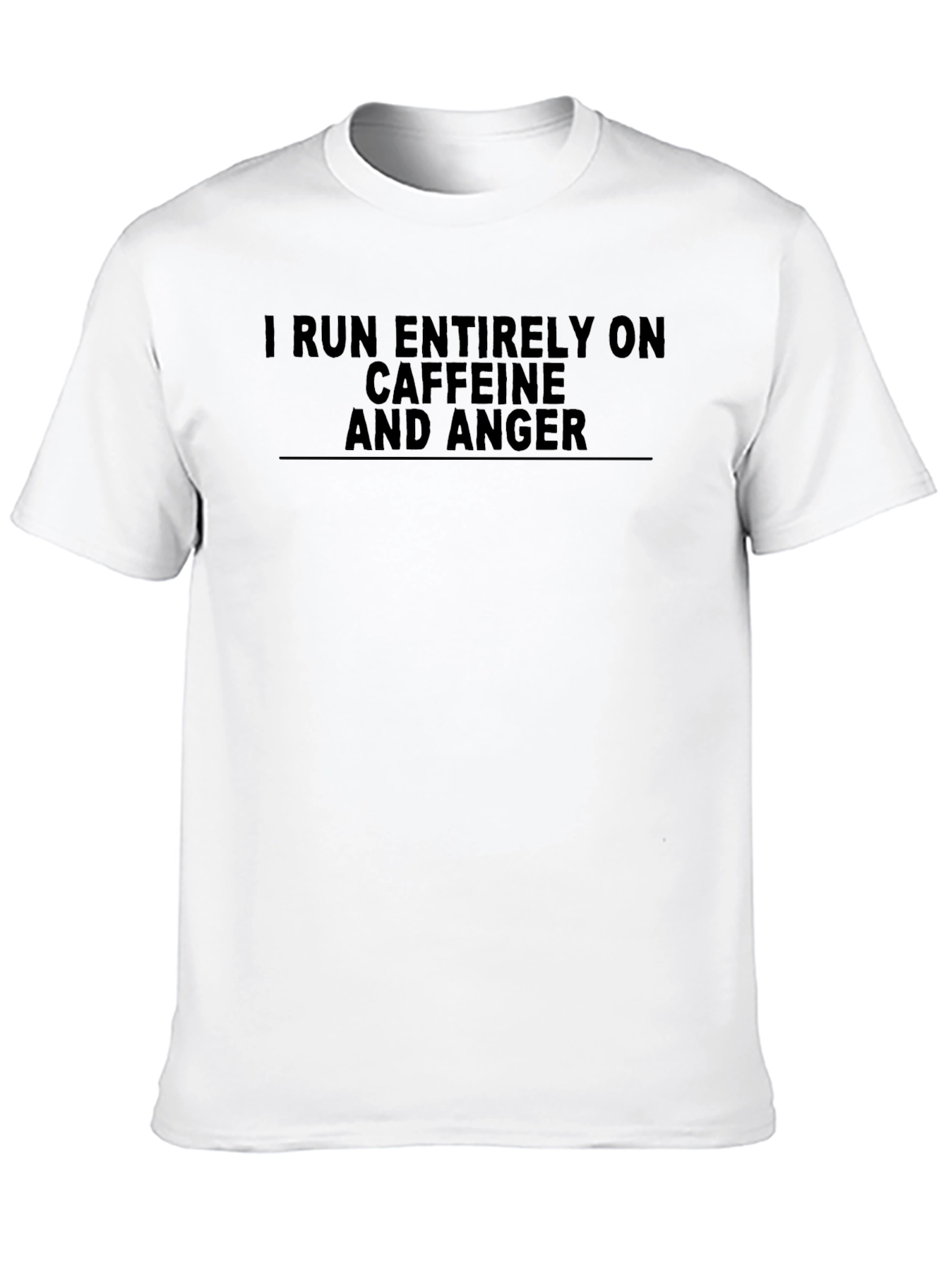 Caffeine & Anger Graphic Tee - Black