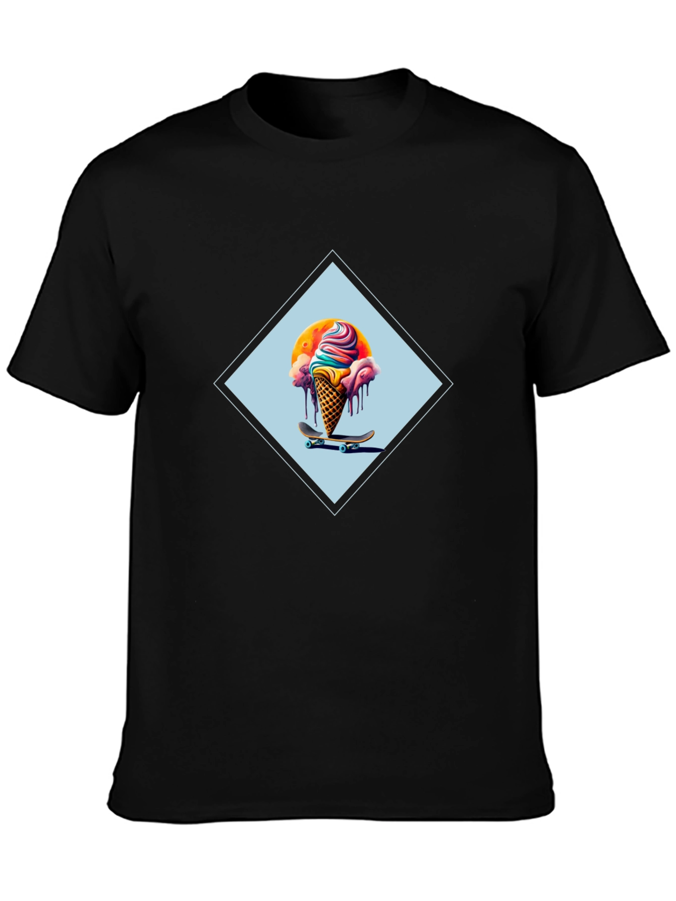 Skateboarding Ice Cream Cone T-Shirt