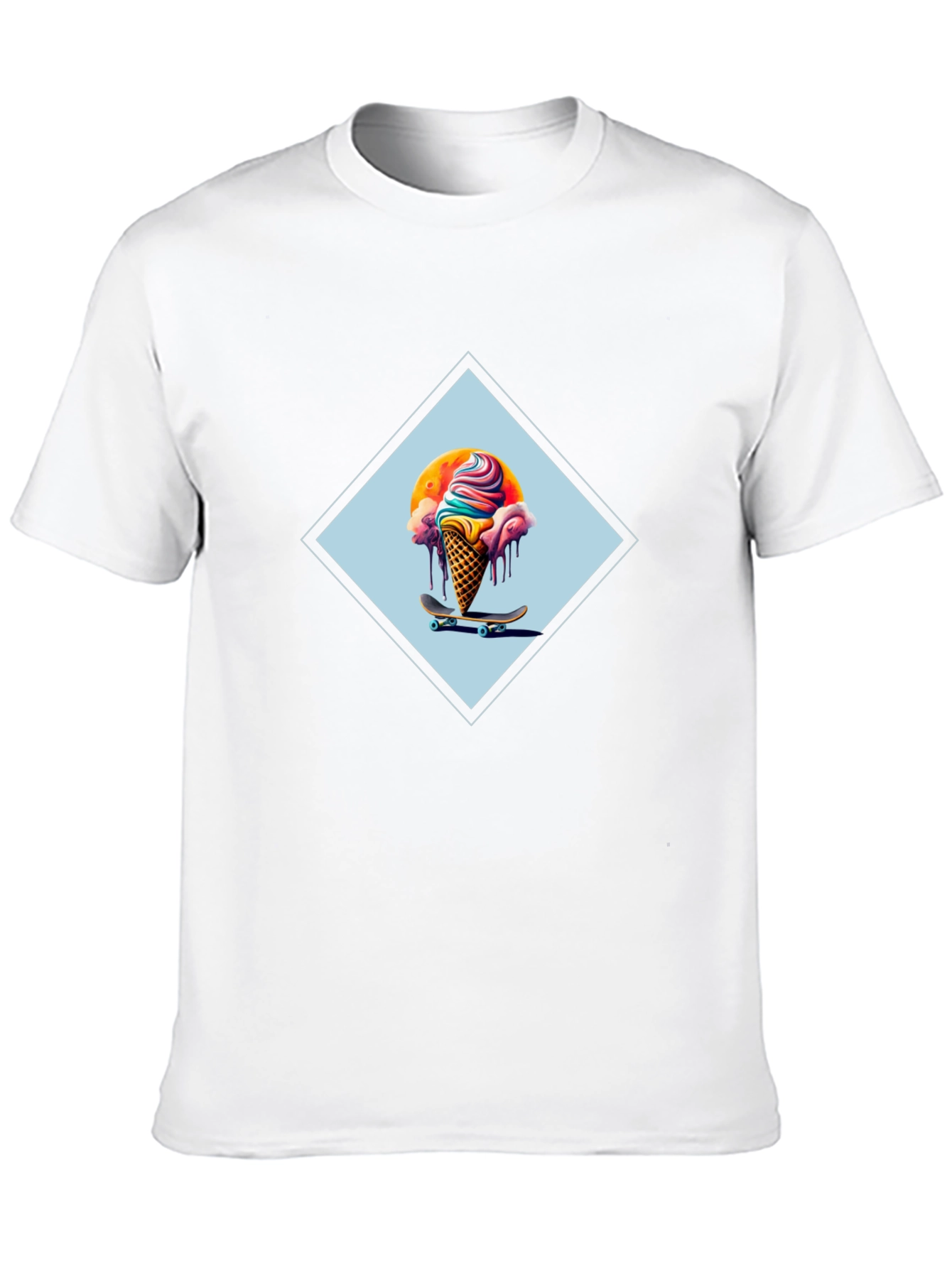 Skateboarding Ice Cream Cone T-Shirt