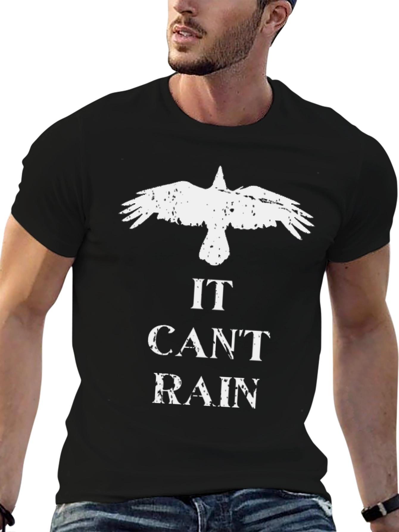It Cant Rain All the Time Raven T-Shirt